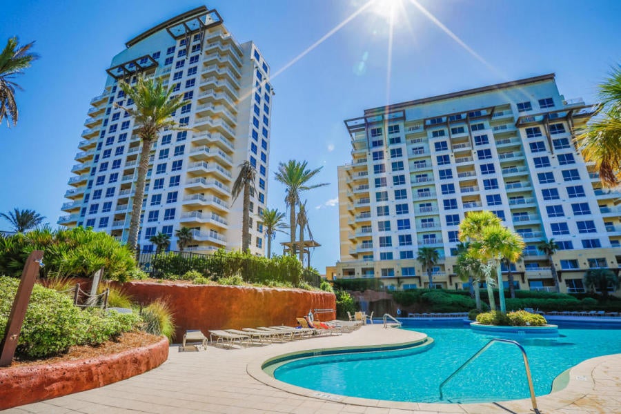 Walk to Beach two hundred yards away! Or go in the HUGE lagoon pool and hot tub. Studio condo was just completely redone !!! Newly redone: luxury vinyl flooring throughout, new full size refrigerator and extra food storage, new dropleaf table and chairs, new sleeper sofa and storage table, 2 new nightstands and lights, new King size bed, beaded headboard and mattress. New storage in the bath and new shower curtain.
All utilities included in rent including WIFI, basic cable TV, electricity, heat/AC, water, sewer, garbage.
Call right away to see before it is rented.
