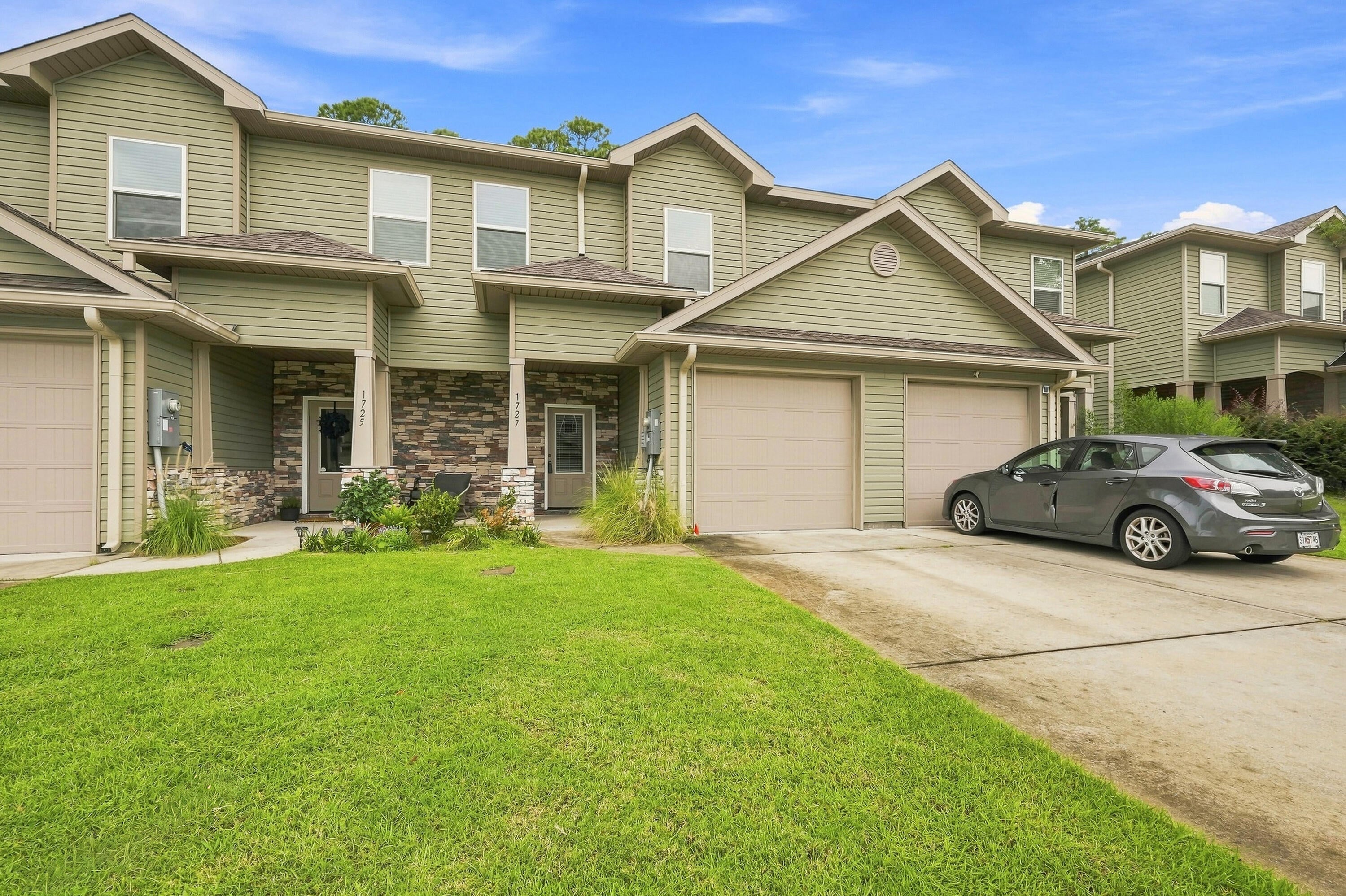 Experience low-maintenance living in this beautifully designed luxury townhome, ideally located with convenient access to Hurlburt Field, Gulf Breeze, and everything the Emerald Coast has to offer. The HOA takes care of the lawn maintenance, allowing you more time to enjoy the community pool and the Florida lifestyle.

The thoughtfully designed open-concept floor plan is perfect for both everyday living and entertaining. The main level features luxury vinyl plank flooring throughout, offering both style and durability with easy upkeep. The well-appointed kitchen is complete with granite countertops, stainless steel appliances including a refrigerator, range, microwave, and dishwasher, ample cabinetry, and a seamless flow into the living and dining areas.

Upstairs, the private primary suite provides a relaxing retreat with a spacious walk-in closet and an ensuite bathroom featuring dual sinks, a comfort-height vanity, and granite countertops. A conveniently located upstairs laundry area adds to the home's functional design.

Whether you're searching for your primary residence, a second home, or an investment opportunity (short term rentals are allowed), this luxury townhome offers modern finishes, a carefree lifestyle, and an unbeatable location close to shopping, dining, beautiful beaches, and area military bases.