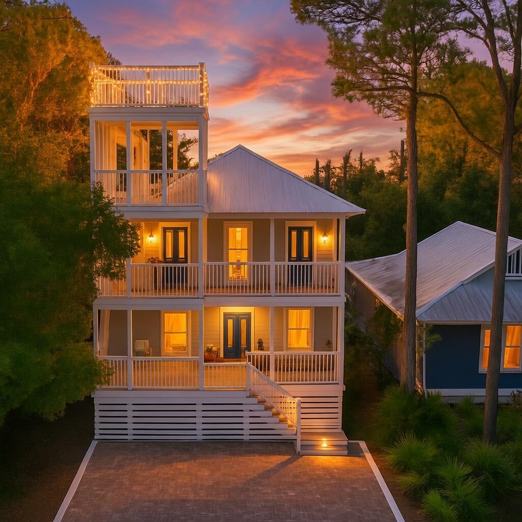 Savor the sublime seaside lifestyle in this beautifully upgraded 4-bedroom, 3-bathroom beach house, located just east of Seaside and less than 1,000 feet from the beach. Rarely does a home so near the Gulf--on a double lot with no HOA--come available at this price point. Freshly updated and move-in ready, this home has been meticulously refreshed from top to bottom: a brand new A/C unit, newly painted interior, decks, and exterior doors, and all-new quartz countertops throughout the kitchen and baths. The kitchen pairs refinished cabinetry with sleek new quartz surfaces and stainless steel appliances, creating a bright, functional space for entertaining or everyday living. Updated vanities bring matching quartz finishes to every bathroom, and the spacious master suite opens directly to a private deck, complete with a generously sized en-suite bath featuring a garden tub and separate shower.

High raised ceilings, rich oak floors, and expansive front and rear decks create a warm, coastal feel throughout this two-story elevated home. Multiple levels of outdoor living space invite morning coffee, evening gatherings, or simply soaking in the Gulf breeze--and a private observation deck at the top of the home offers a slight Gulf view, a rare bonus for this price point. With four bedrooms and three full baths thoughtfully laid out across two levels, there's room for family, friends, or guests to spread out comfortably, whether this becomes a full-time residence, a second home, or a income-producing investment property.

As a Gulf Shore Manor property, this home also comes with deeded beach access--a recorded, perpetual easement granting owners direct pedestrian access to the Gulf of Mexico, along with the right to enjoy the beach itself for sunbathing, bonfires, paddleboarding, kayaking, and more. This kind of guaranteed, documented access is a rare and valuable feature that sets this home apart from others without it.

Offered fully furnished and turnkey, this home began its short-term rental history this spring and is already generating strong guest interest--a great head start for an investment-minded buyer looking to build on established momentum in a proven rental corridor along San Juan Avenue. Situated in Gulf Shore Manor, where short-term rentals are allowed and no HOA restrictions apply, this property offers genuine flexibility and strong upside potential.

Location is everything here: walk to Seaside's shops, dining, and iconic town square, or head straight to a nearby beach access point for a day in the sand and surf. Enjoy the best of both worlds--a peaceful, tucked-away residential setting just steps from one of 30A's most beloved communities, with the Gulf itself only moments away. Whether you're drawn by the renovated interior, the rare double-lot setting, the rental income potential, deeded beach access, or simply the unbeatable proximity to Seaside and the beach, this home offers a rare combination that's hard to find at this price point on 30A.

Schedule your private showing today! All information is deemed accurate but should be verified by the buyer and/or buyer's agent if important.