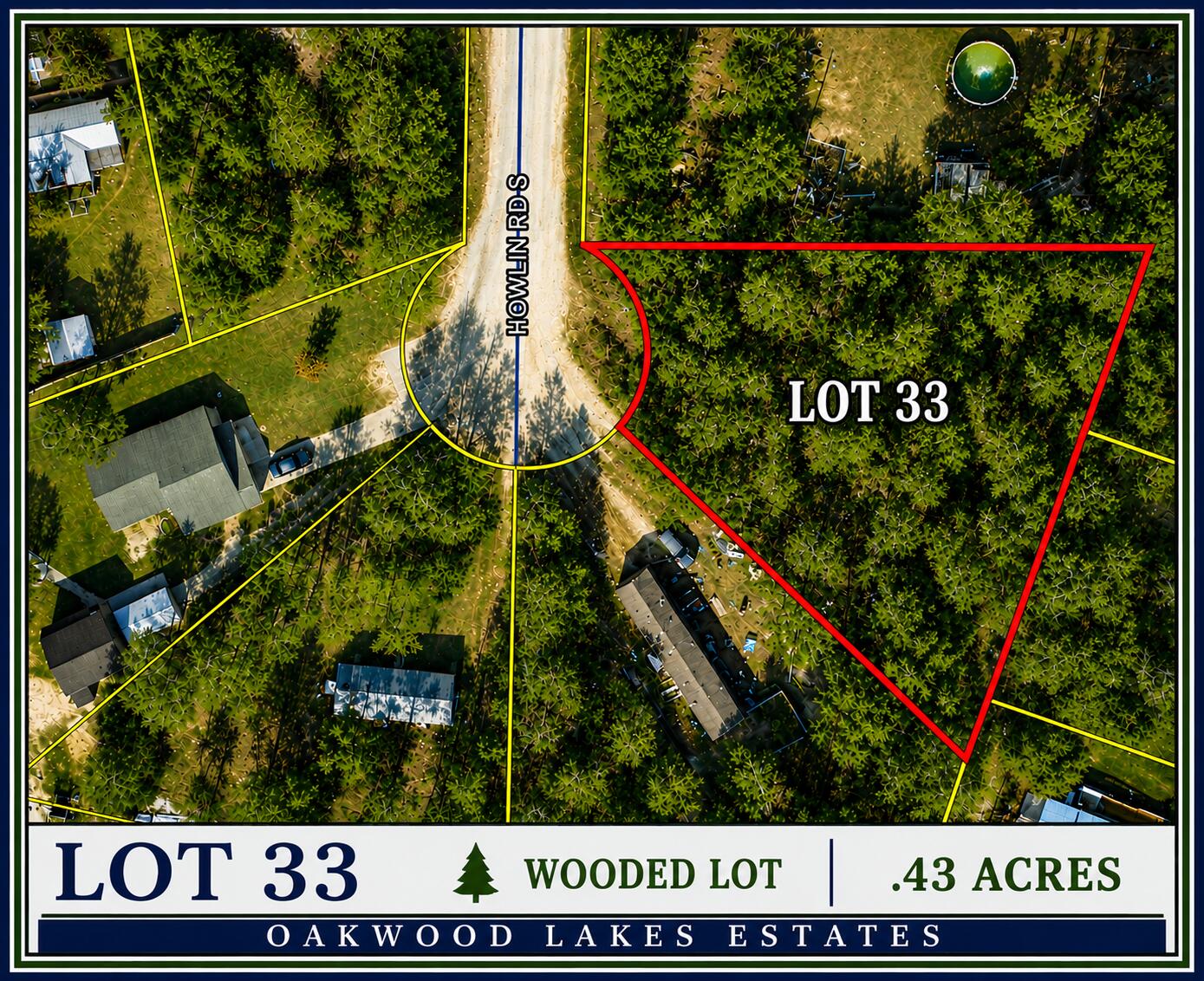 OAKWOOD LAKES ESTATES Unit 7 - Land