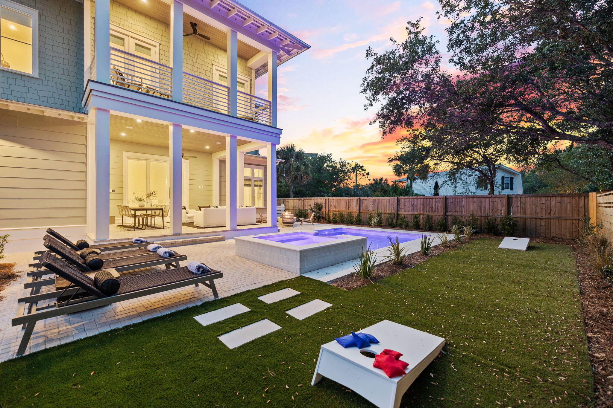 Discover the perfect blend of privacy and coastal living in this stunning new construction home in Seagrove Beach. Ideally situated steps from the beach access, this eight-bedroom, eleven bathroom residence offers modern elegance and thoughtful design.

The open-concept floor plan showcases luxury finishes throughout, with a spacious living area that seamlessly connects to a gourmet kitchen featuring custom cabinetry, designer countertops, and high-end appliances. Each bedroom is designed for comfort, with en-suite bathrooms and ample storage. Step outside to your private backyard oasis, complete with a heated saltwater pool, perfect for relaxing after a day at the beach. With no HOA, 240 Lakeview Drive allows for short-term rentals, making this an excellent investment opportunity or vacation retreat.

Located minutes from Seaside, WaterColor, and local dining and shopping, this home offers an unbeatable 30A lifestyle. Don't miss the opportunity to own a brand-new home in one of Santa Rosa Beach's most desirable communities.