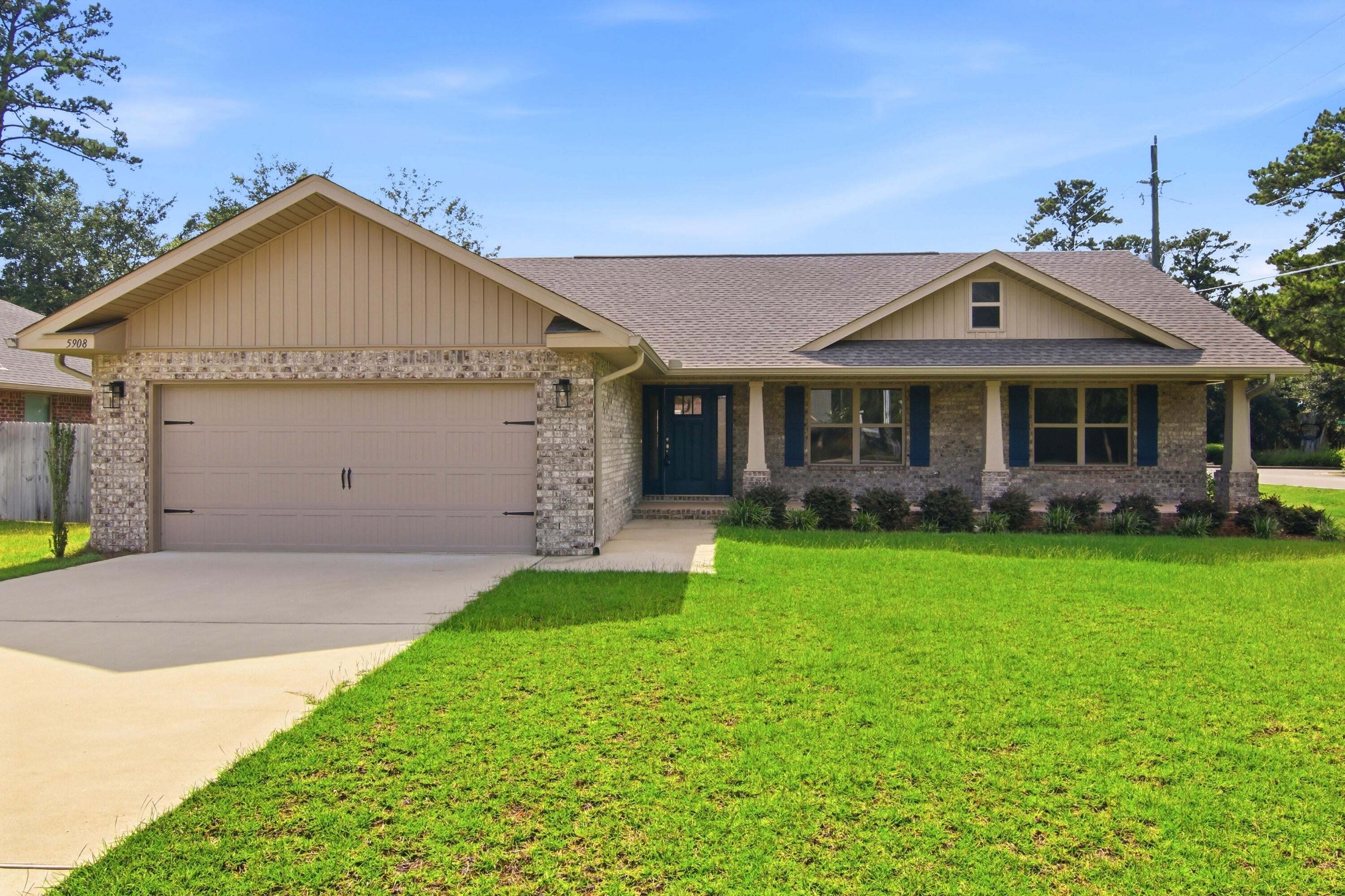Welcome to this brand-new, never-occupied home situated on a desirable corner lot in a quiet neighborhood. This home features a spacious and functional floor plan designed for comfortable everyday living. Luxury vinyl plank flooring extends throughout the home, creating a clean, cohesive look with easy maintenance.
The kitchen offers granite countertops and upgraded appliances, including a stove, microwave, and dishwasher, providing a stylish and functional space for cooking and gathering. The open living areas offer plenty of room to relax or entertain, while the four bedrooms provide flexibility for guests, a home office, or additional living needs.
The corner-lot setting provides a generous outdoor area and adds to the home's appeal. With brand-new finishes, modern features, and a peaceful location, this never-lived-in home is move-in ready!
