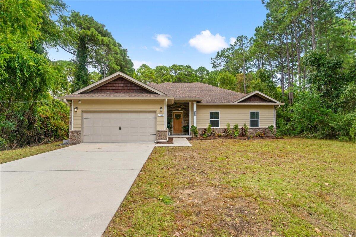 Imagine buying a move-in-ready home with nearly ½ an acre of privacy AND a 2.75% interest rate in 2026. Eligible VA buyers have the rare opportunity to assume the seller's existing VA loan with an approximate $341K remaining balance, an incredible advantage in this economy!

Tucked away on a high-and-dry lot with NO HOA, this home has been refreshed from top to bottom with professional interior paint, deep cleaning, landscaping, AND a move-in-certified inspection with repairs completed before you ever submit an offer.

Inside, the split floor plan is open & airy with elevated ceilings, recessed lighting, ceiling fans in every room, granite countertops, ThinQ LG appliances, HE washer & dryer, Vivint whole-home security system, & LVP + tile throughout--NO carpet & NO popcorn ceilings!

Step outside to see the vast possibilities of this property. The screened porch & massive fenced backyard is surrounded by trees for incredible privacy, with nearly ½ an acre offering room to create the oasis you've been dreaming about. Plenty of space for a garden, pool, extend the driveway for boat / RV parking, or simply enjoy having space between you & the neighbors. The exterior features 3 sides brick, 1 side hardy board & rock siding, gutters/gutter guards on all 4 sides!

Quick access to Hurlburt Field, Eglin AFB, beaches, groceries, restaurants, & everything the Emerald Coast lifestyle has to offer.

Private. Refreshed. Inspected. Turn-key. This one checks boxes most homes simply can't.