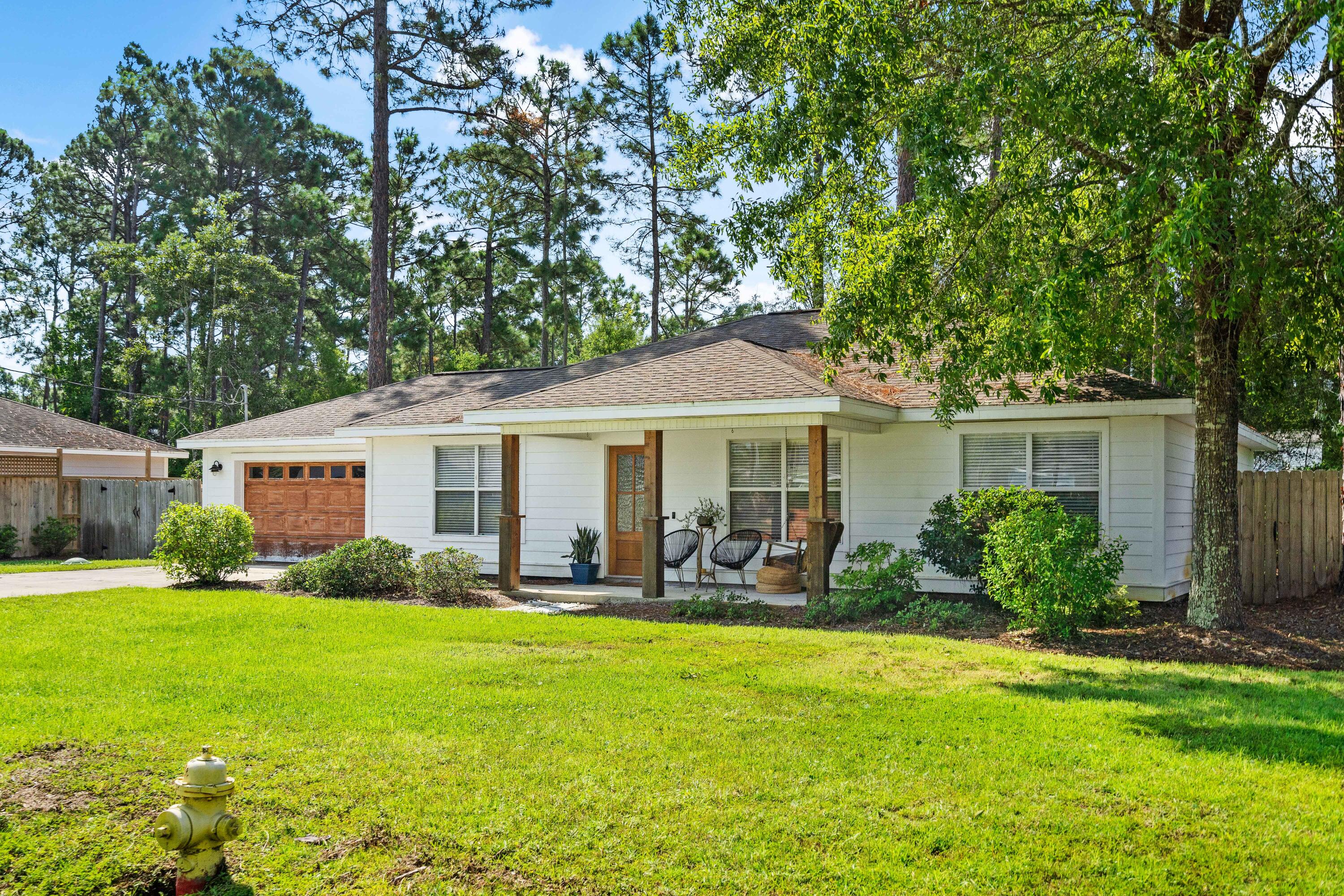 Updated home on over a quarter-acre lot in the heart of Santa Rosa Beach on a quiet dead-end street with no through-traffic. Wonderful open-concept living with an especially large primary bedroom, attached garage, and great yard space.

Conveniently located just 2 minutes to Walmart, approximately 5 minutes to Publix, the shops and restaurants at Grand Boulevard, and Sacred Heart Hospital. Easy access to Hwy 98 via the traffic light at West Hewett Road, which makes getting in and out much easier than many nearby areas without a signal.

The home is currently occupied through October 31st and is expected to be available for move-in around mid-November. Prior to the next tenancy, the property will be professionally cleaned and refreshed, including scheduled maintenance, paint touch-ups, landscaping, and exterior improvements.

One-year minimum lease. $2,000 security deposit. No pets. Washer and dryer are not included.

Owner is responsible for lawn maintenance. Tenant is responsible for utilities, including electric, water/sewer, internet/Wi-Fi, and any other desired services.

Applications are being accepted in advance, and qualified applicants may be able to schedule a showing prior to the current tenant's move-out.