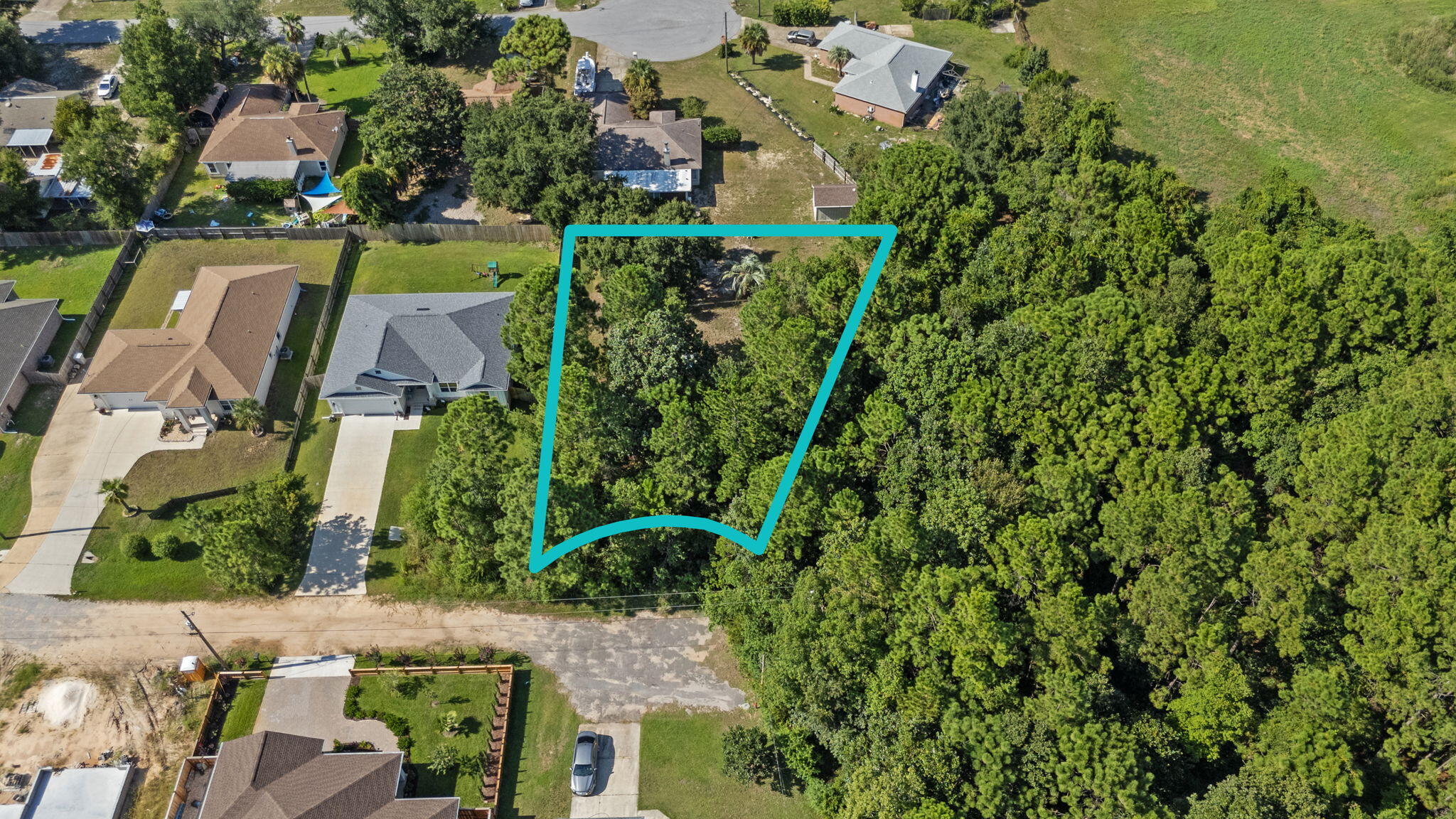 A wonderful opportunity to build your dream home in Santa Rosa Shores East community, with NO HOA! This .217 acre vacant lot on a cul du sac offers the perfect canvas for creating a home that fits your lifestyle. Enjoy the freedom of no HOA while being surrounded by established homes and privacy that the natural beauty of Santa Rosa County offers. This lot is zoned R1 and located approximately 4 miles away from 2 boat ramps. Bring the boat and RV and secure your own piece of the beautiful Emerald Coast!