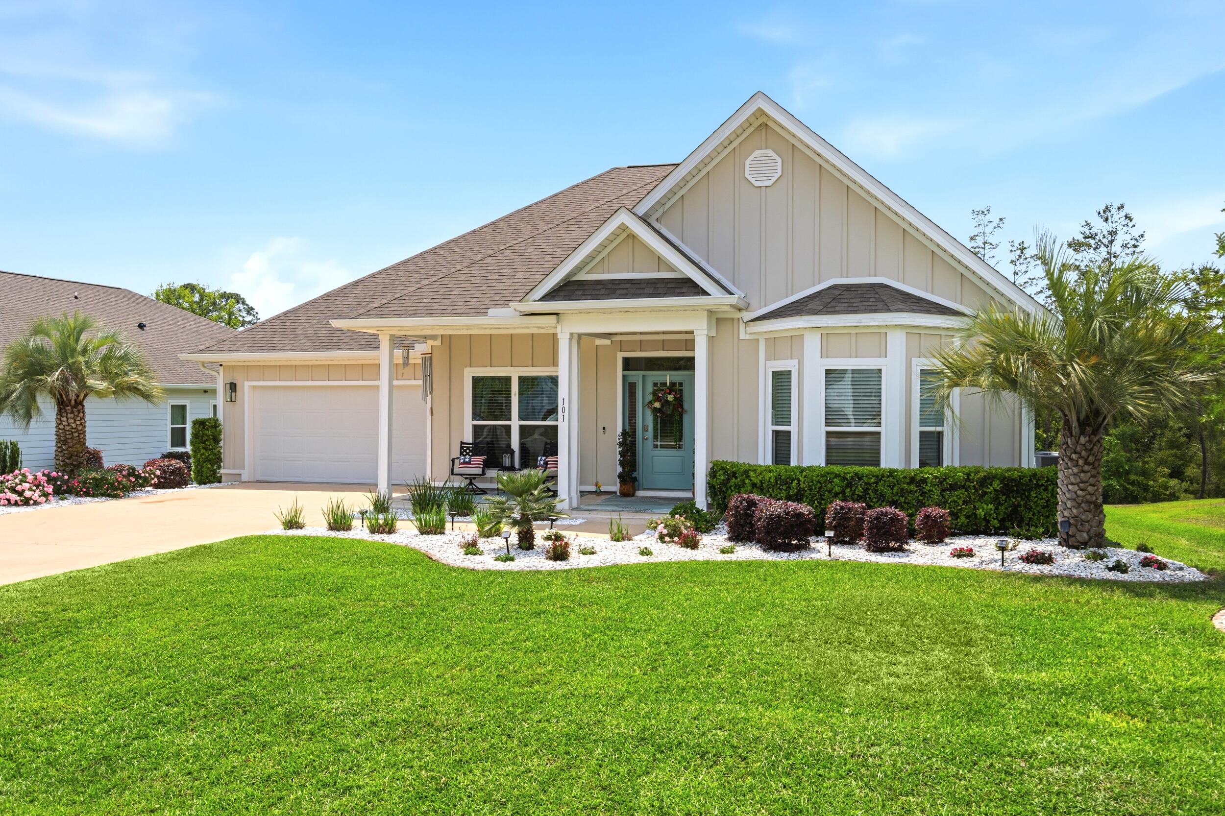 This highly desirable floor plan in West Freeport blends comfort and functionality like no other. With 5 bedrooms, 3 full bathrooms, formal dining, a breakfast area, and a bonus room on a large waterfront lot, you are sure to find everything you need. Not only does this home offer a thoughtful layout, but it has nearly $100k in upgrades making it truly better than new. Inside you will find a gourmet kitchen, custom closet systems, LVP flooring, granite countertops, Whirlpool appliances, and included washer and dryer. On the exterior you can't beat the beautiful landscaping, permanent Govee lighting, large shed, new AT&T fiber internet, Hardie siding, security system, wifi irrigation, and the amazing sunsets over your waterfront views. See list of upgrades for full break down and schedule your showing to check it out for yourself