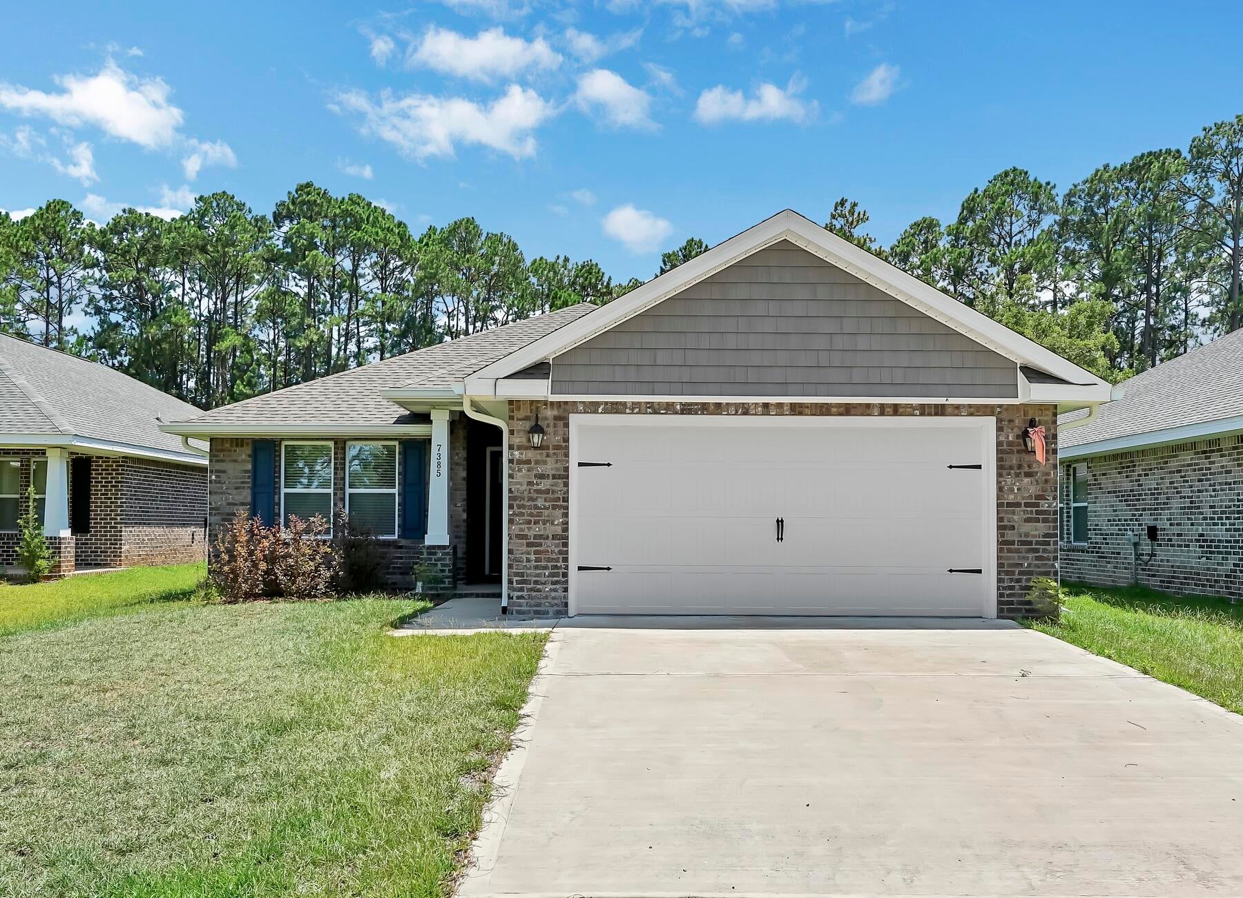 AVAILABLE... September 9, 2026!! 3bd/2bth brick home (Carlos Plan) offers exactly what you are looking for. Wide, open Living Room, Dining Room, and Kitchen are lined with Luxury Vinyl Plank Flooring. This split floor plan offers a spacious Primary Suite, a luxurious Primary Bathroom (including a separate garden tub, a stand up tile shower & double vanities). Kitchen includes solid wood cabinets with soft close doors & drawers. Granite in kitchen and bathrooms. High end finishes throughout the home include vaulted ceilings in the Living Room & a single trey ceiling in the Primary Bedroom, brushed nickel fixtures, lever style door handles, crown molding in the treys & more!

NO smoking. 600 minimum FICO credit score required in addition to meeting rental criteria. Pets allowed upon approval with a non-refundable pet fee.

All applicants are required to complete an application on https://onefamilypropertyservices.petscreening.com/
regardless of if they own a pet or not.  Applicants with an ESA are also required to complete the application.
**Please note, only one pet profile per pet is required.

** Fees Required once an application is approved include, but may not be limited to: Security Deposit, Non-Refundable Fees (cleaning and rekey), $20 Certified Mail Fee, and Pet Fees (when applicable).