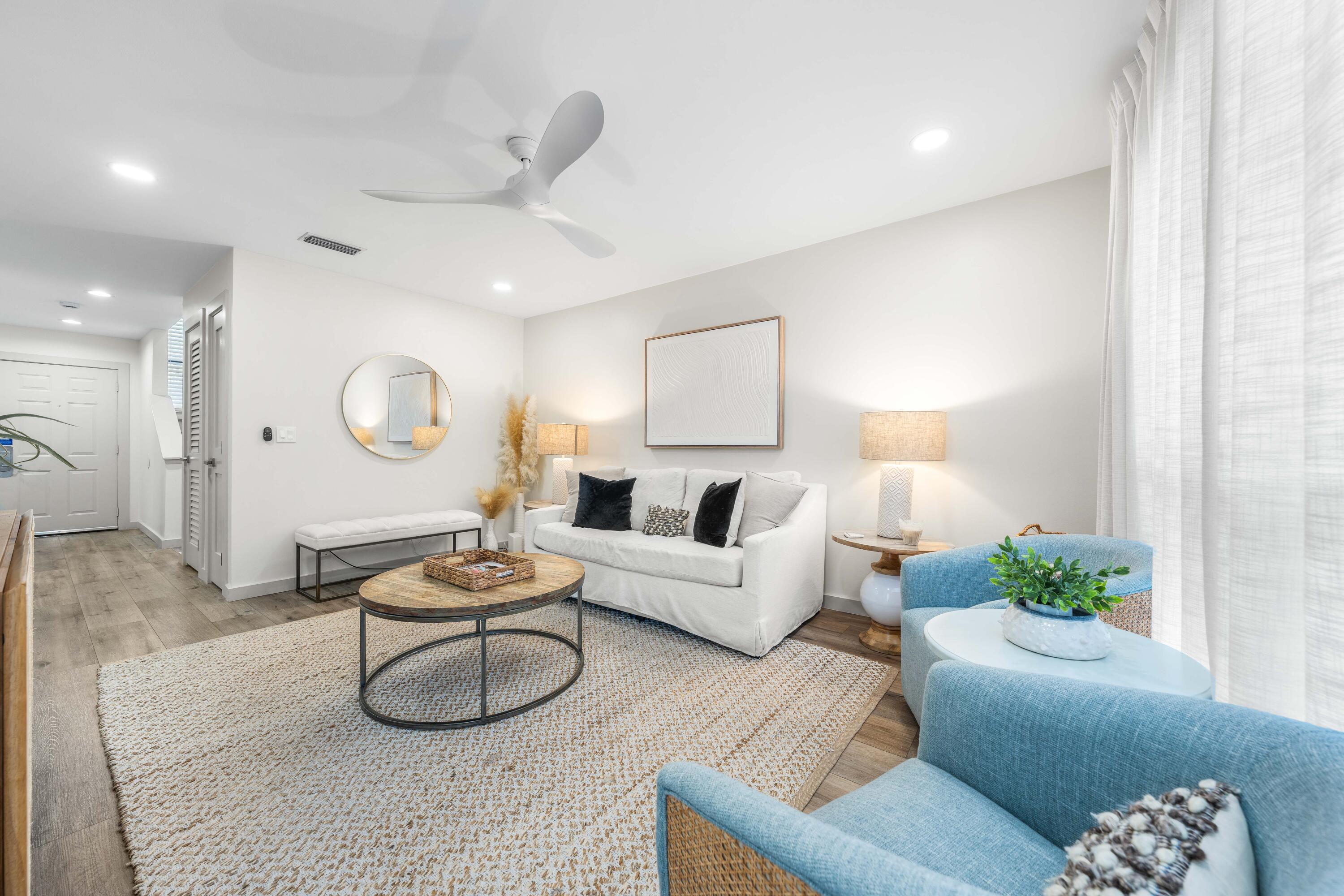 Completely renovated, and offered fully furnished, this villa with two bedrooms and two and a half bathrooms provides a move-in-ready opportunity within the gated TOPS'L Beach & Racquet Resort. With 1,406 square feet of living space, the open floor plan offers plenty of room to relax, entertain, and enjoy the Miramar Beach lifestyle.

Set within the resort's private 52-acre property, Tennis Village offers a peaceful setting surrounded by mature trees and convenient access to the community's white sand beach. Additional resort amenities include a fitness center, 12 Rubico clay tennis courts, multiple pools, and a beachfront restaurant. Access is available through a separate amenity program, and additional fees apply.

Located near Grand Boulevard, Sandestin, Silver Sands Premium Outlets, dining, golf, and the attractions of both Destin and 30A, this fully renovated condo is well suited for use as a primary residence, second home, or investment property.