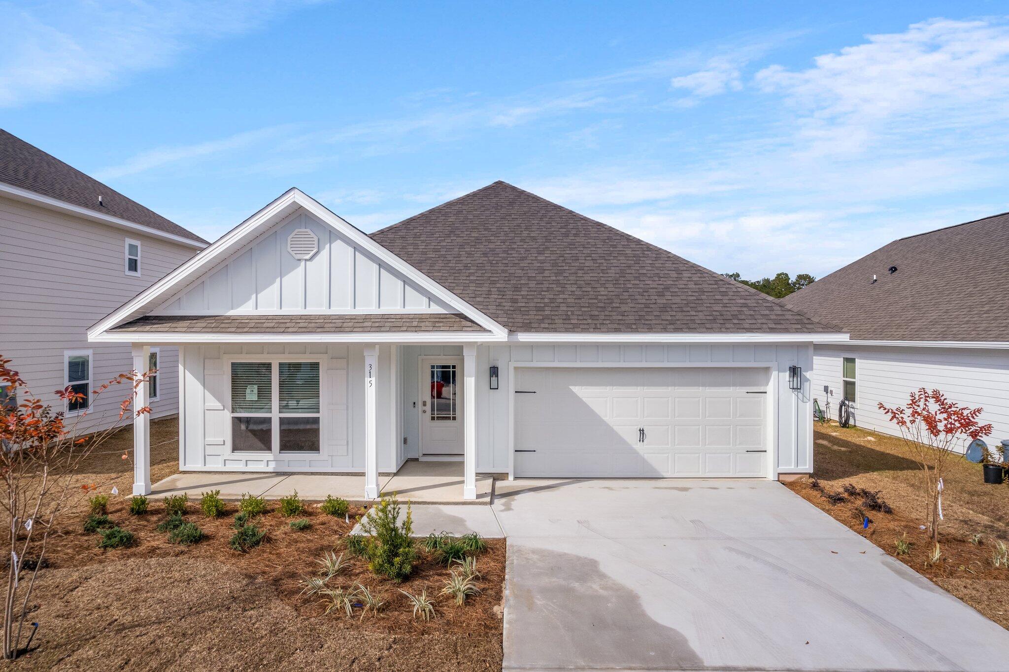 201JR's Way is a 4 bed, 2 bath floor plan home located in The Preserve at Paradise Cove! Standard features of this home include elegant 9' ceilings, Light wood look EVP flooring throughout, Stainless steel appliances include a free-standing smooth top range, refrigerator, microwave/hood, dishwasher and washer and dryer. Beautiful painted shaker style cabinetry and granite countertops in the kitchen and bathrooms. Master suite has a spacious bathroom with double vanity, tiled shower with separate garden tub and large walk in closet. This home is located in the middle of all schools, restaurants, entertainment and 30A!

***Stock photos. Finishings, selections and colors may differ A Rental Application Fee of $70 for each applicant will be collected to initiate a credit screening and criminal background check as part of the application evaluation process. Beach Sunsets Inc charges a Tenant fee of $25 per month payable with rent. Renter's Insurance is required; Option available for $11.95 per month. Pet Security Deposits are $500 PER PET and refundable if there is no damage at lease end. Pet Rent is $25 PER PET per month. At lease execution, security deposit(s), pet security deposit(s), and any lease required prepaid rent are due and payable. Your first rent payment is made the day you move in and due the 1st to 5th of each month thereafter.