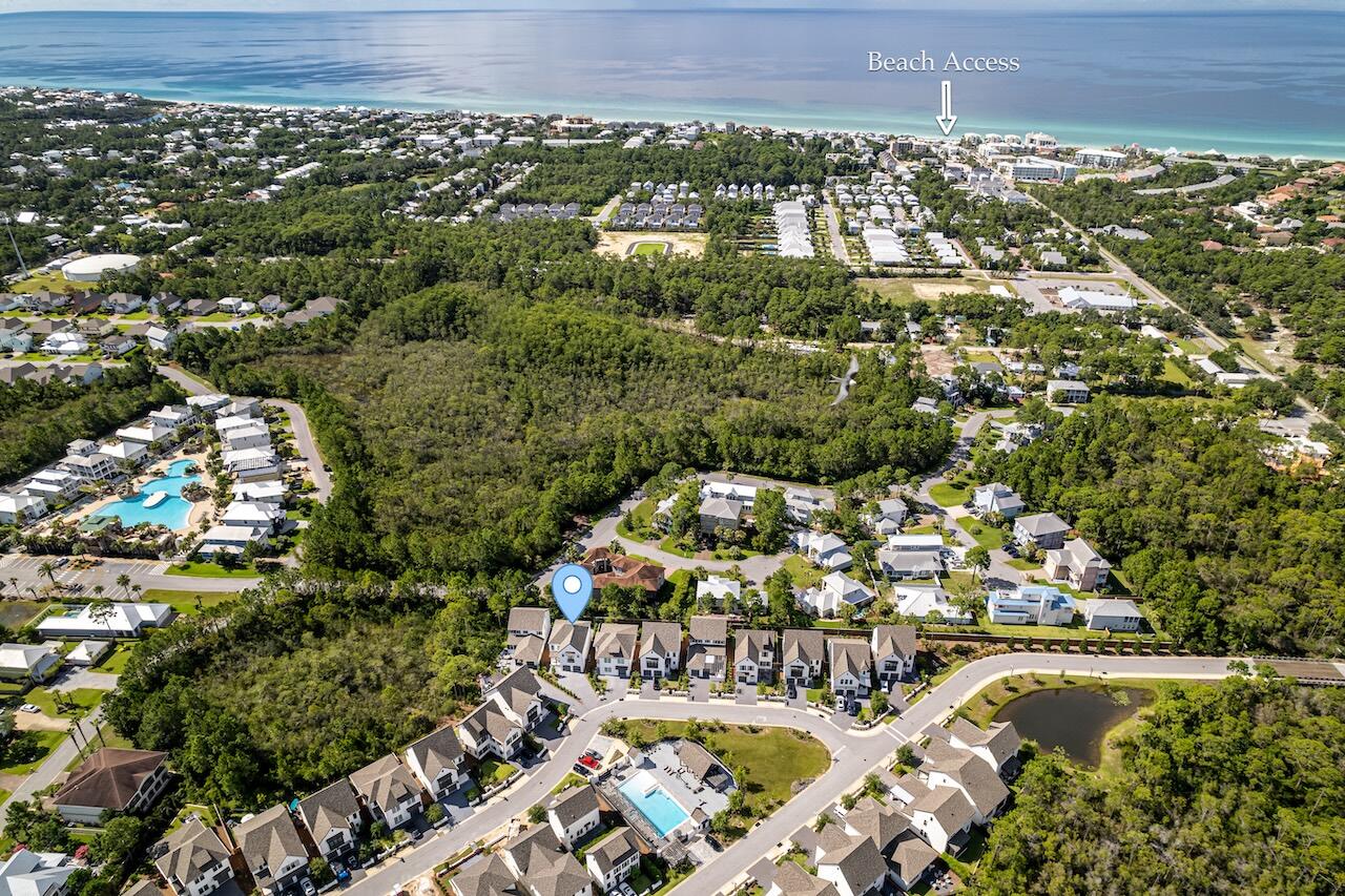 Discover an extraordinary retreat in the exclusive gated enclave of Ridgewalk on 30A, where refined coastal living meets the unhurried elegance of Scenic Highway 30A.  Just minutes from the Gulf's iconic sugar-white sands, this stunning Normandy floor plans offers 3 bedrooms, 3 baths, and 2,356 square feet of meticulously curated living space, where every detail has been chosen for the discerning buyer. Soaring hardwood floors, custom shiplap accents, and designer finishes create an atmosphere of sophisticated warmth throughout.  The chef's kitchen is a showpiece: premium appliances, natural gas cooking, a generous island, beverage refrigerator. and a walk-in pantry with floating shelves, designed for effortless entertaining and quiet evenings in.
A private pocket office offers the flexibility today's luxury buyer demands, while the main living living area flows seamlessly to a covered outdoor retreat complete with a built-in summer kitchen, your personal oasis for alfresco dining under the coastal sky.
Nestled near Santa Rosa Golf Club and Gulf Place, and protected by a no short term rental policy, Ridgewalk offers something rare on 30A: true community, genuine privacy and lasting value.