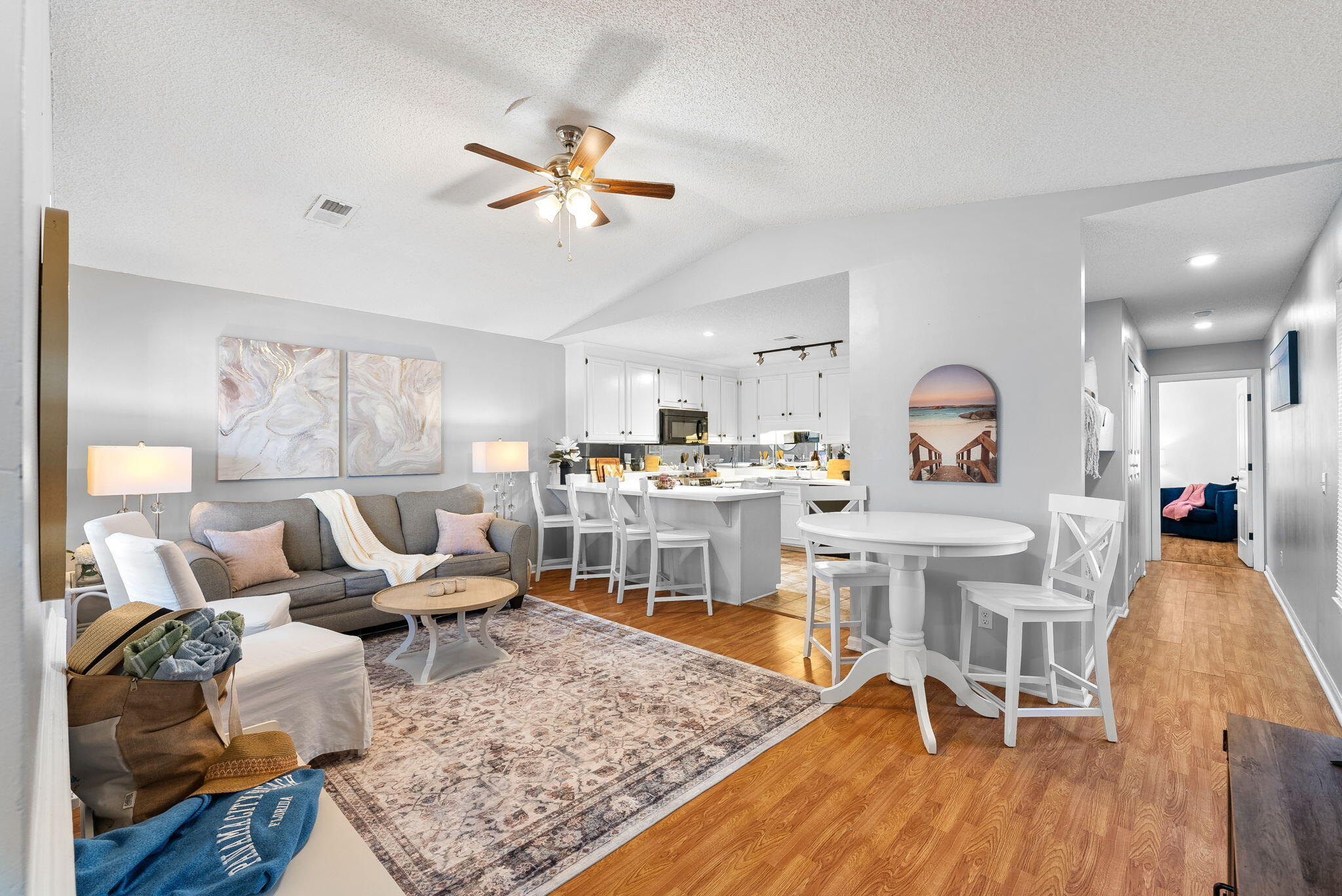 his thoughtfully updated Panama City Beach condo features modern upgrades and a smart, efficient floor plan designed for low-maintenance coastal living. Turnkey and versatile, it's ideal for personal use, an Airbnb or VRBO vacation rental investment, or a second home retreat on the beautiful Gulf Coast of Northwest Florida. Horizon South offers the rare convenience of dual gated access -- from both Front Beach Road and Back Beach Road (Hwy 98) -- putting you at the center of everything Panama City Beach has to offer. You're just 2 miles from Pier Park (shopping, dining, and entertainment), 8 miles from the upscale community of Rosemary Beach, and approximately 14 miles from Northwest Florida Beaches International Airport (ECP). World-famous sugar-white sand beaches and the Gulf waters are right at your doorstep. Horizon South is ideally positioned with gated access from both Front Beach Road and Back Beach Road (Highway 98), providing easy connectivity throughout the area. The community is approximately 14 miles from Northwest Florida Beaches International Airport, 8 miles from Rosemary Beach, and just 2 miles from Pier Park's shopping, dining, and entertainment.

Whether expanding an investment portfolio or securing a coastal retreat, this property presents a solid opportunity in a well-located Panama City Beach community.