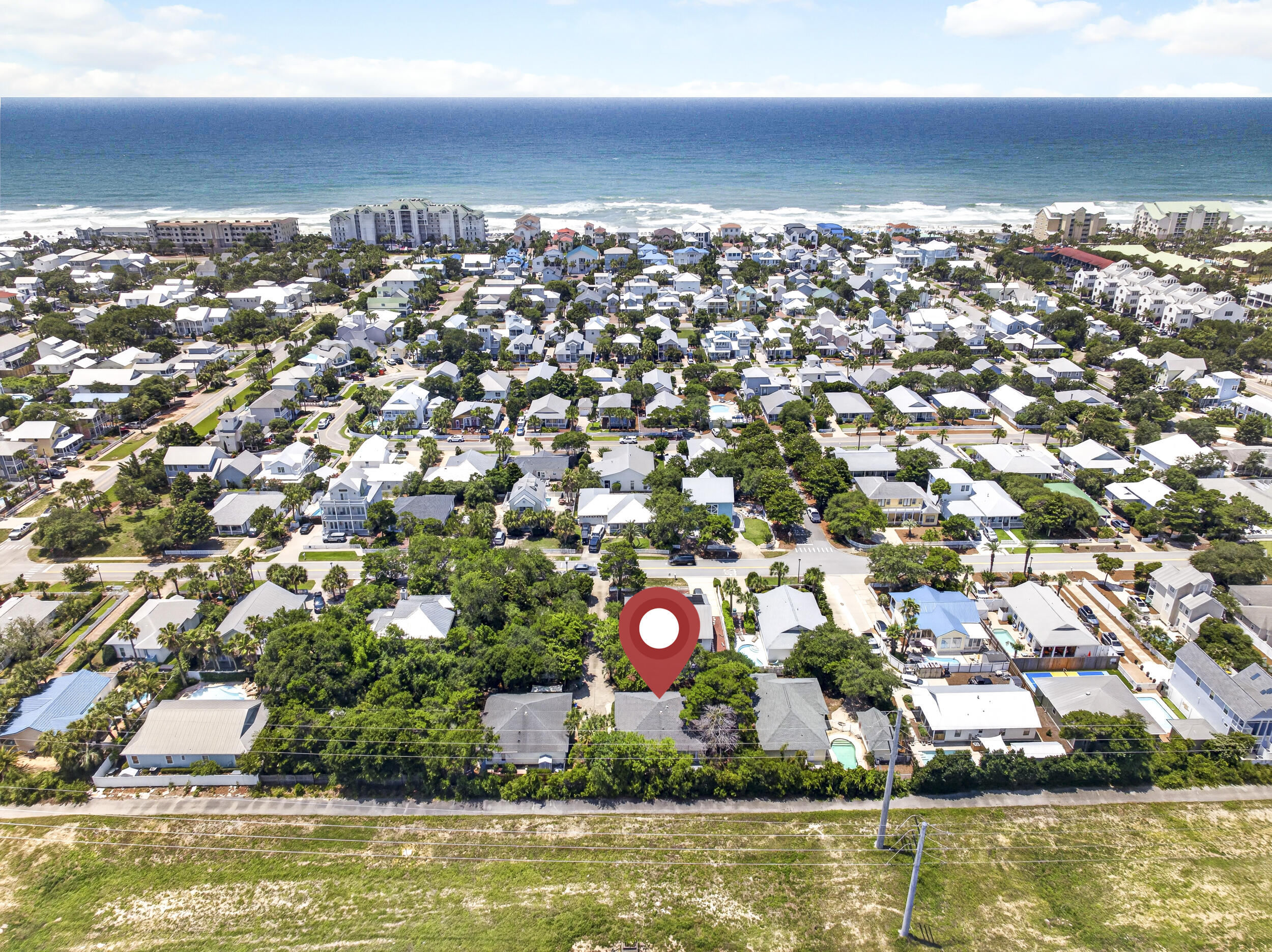 The only house under $1M in the iconic Crystal Beach Community. Lowest price home in Crystal Beach & No HOA! Nestled among mature trees in one of Destin's most sought-after beach communities, this 3BR/2BA home offers the perfect blend of privacy, charm, and coastal living. Just 0.3 miles from public beach access with restrooms, this short-term rental-capable property is ideal as a primary residence, second home, or investment opportunity. Enjoy the Old Florida feel from the spacious 343SF wraparound porch, relax on the private back deck with no rear neighbors, and take advantage of ample room to add a pool & create a private oasis on the west side of the home. Pending City of Destin approval, a pool would be an amazing addition. The home features high ceilings, a split floorplan, large breakfast bar, newer systems, easy care tile, good size closets and is ready for your vision & decorating touch!  If you have been looking for a quaint home in the heart of Crystal Beach, you know it is RARE to find anything in this price point. Located in the desirable flood zone X so no flood insurance is required; all exterior doors have been updated with impact rated glass doors & back deck was rebuilt with Trex. Don't miss your chance to own a secluded beach retreat in the heart of Crystal Beach! The iconic Crystal Beach neighborhood on Scenic Hwy 98 has it all - quick access to Destin Commons, Publix, Henderson Spa, & Henderson Beach State Park. Crystal Beach is minutes to fabulous restaurants, the Scenic 98 bike path & all that Destin has to offer. Centrally located so quick drive to both Sandestin area attractions and the Harbor District. Full time City of Destin residents are eligible for free City parking passes, Joe's Bayou Boat Launch annual sticker & reduced Henderson Beach State Park annual pass. This property has SO much potential! Make your appointment to see this fabulous piece of paradise today. Buyer to verify all pertinent information and conduct their due diligence.