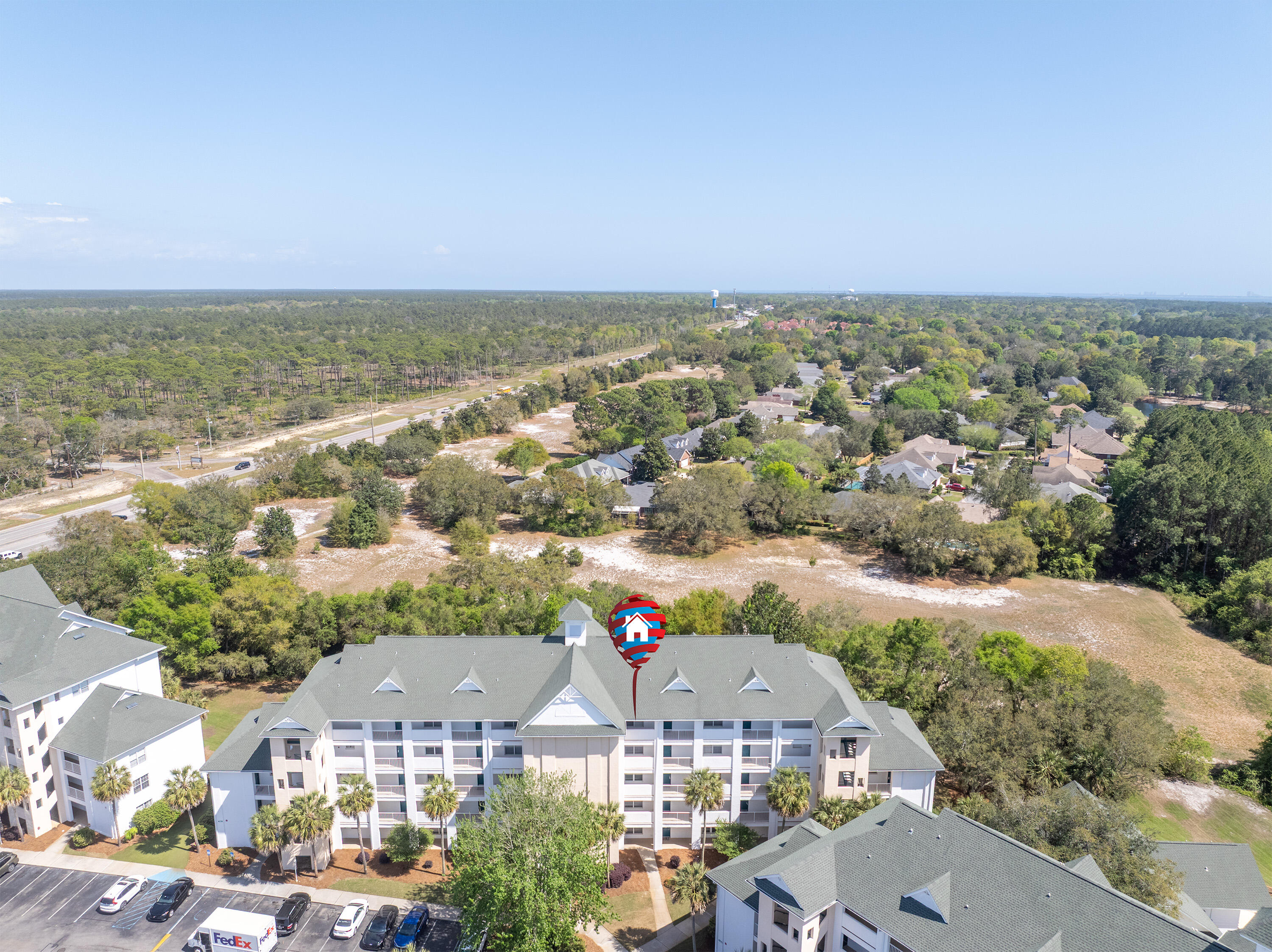 Welcome to easy living at The Florida Club in Niceville. This well-maintained 2-bedroom, 2-bathroom condo offers a prime location and the option to be sold fully furnished, making it perfect as a primary residence, second home, or investment opportunity. The kitchen features stainless steel KitchenAid appliances, and the home includes a washer and dryer for added convenience.

Inside, you'll find LVP flooring and carpet throughout, along with vaulted ceilings that create a bright and spacious feel while offering the potential for a loft, studio, third bedroom, or home office. Step outside to enjoy the private screened-in balcony, complete with a storage closet, ideal for relaxing after a long day. Major updates include an HVAC system replaced in 2021 and a hot water heater installed in 2016. The HOA provides exceptional value, covering sewer, trash, TV, and internet, along with access to fantastic community amenities including a fitness facility, swimming pool, hot tub, grill area, and picnic space.

Conveniently located near Rocky Bayou Golf Course, Rocky Bayou State Park with boat ramp access, and the Bluewater Bay Marina, this condo also offers easy access to shopping, dining, and the Mid-Bay Bridge, placing the white-sand beaches of Destin just minutes away.

A great opportunity to enjoy low-maintenance living in one of Niceville's most convenient locations.