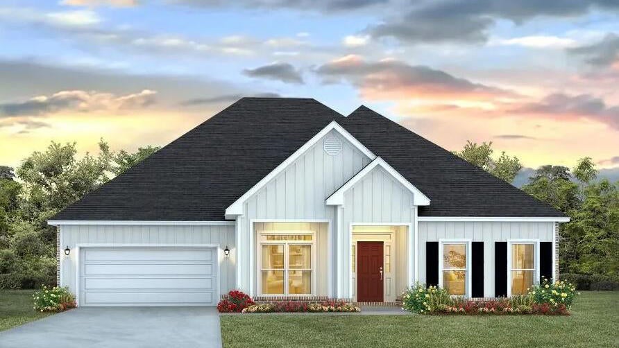Welcome to Heritage Plantation with a community pool & gazebo!  The 'Mckenzie' is a highly desirable open concept floorplan with 5 bedrooms, 3 bathrooms, 2-car garage & the 'Smart Home Connect 'System with a variety of convenient Smart Home devices. NICE open living room with the dining area open to the kitchen & living room with lots of windows for natural lighting. The well-designed open kitchen includes stainless steel appliances, Quartz Countertops, a smooth-top range, built-in microwave, quiet dishwasher, corner pantry, island bar, eye-catching wood-look flooring & plush carpet in the bedrooms.  Stylish curb appeal.