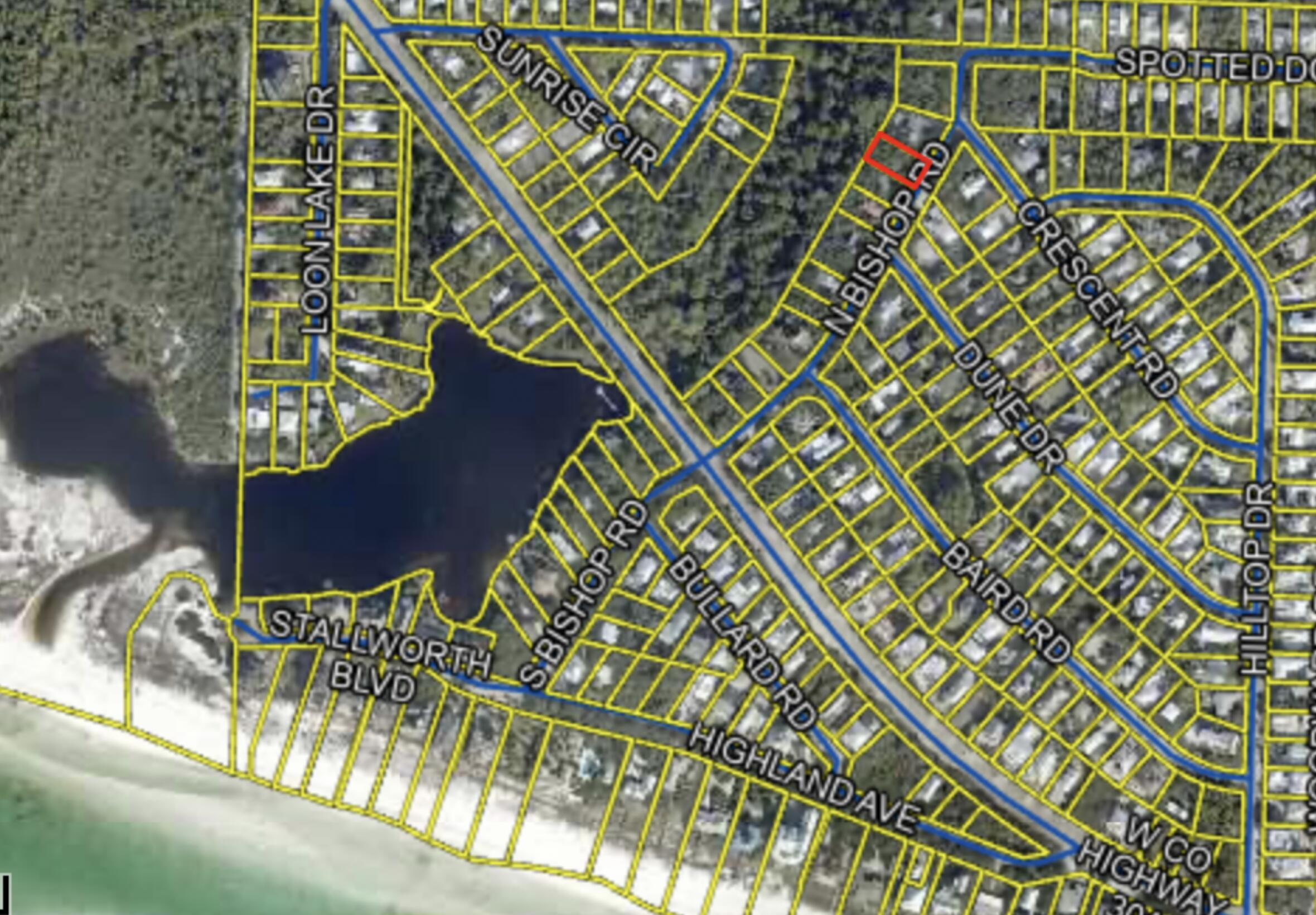 Beautiful lot within walking distance to the beach, Lake Stallworth and Topsail Hill State Preserve. Entered for comp purposes.