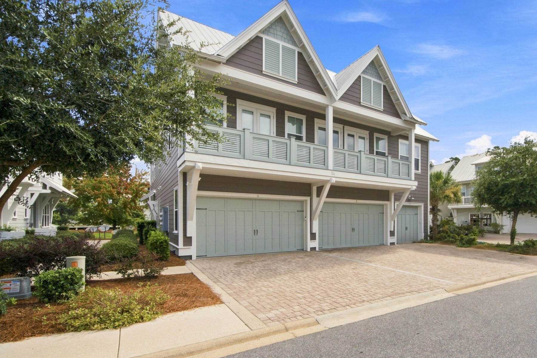 This is a great opportunity to own one of the most beautifully decorated townhomes with one of the largest floor plans in a prime location in Prominence.  This immaculate, never rented, fully-furnished, 3-bedroom, 2.5-bath and 2-car garage townhome is situated on a corner lot with extra space between the townhomes for privacy and is just steps away from the luxurious resort pool and The Big Chill where you will find plenty of restaurants and boutique shopping. As an added bonus, a high-end golf cart is included for those trips to the beach and cruising 30A.

This gorgeous townhome has a strong rental potential of $70K-$80K a year.  It is turn-key ready to move in and/or put on a rental program which makes it the obvious choice for those looking for investment opportunities or a vacation residence along 30A's coastal paradise. 

Luxury upgrades are found throughout this designer home featuring all Hooker furniture, upgraded Acacia Valley flooring in the main and primary bedroom, quartz countertops, subway tile backsplash, 8ft doors/10ft ceilings, gas stove, and stainless-steel appliances.  This luxurious townhome also features a recently installed composite exterior deck and highly durable hybrid-polymer garage flooring. 

Prominence is conveniently located close to the beach access at beautiful Deer Lake State Park.  With one of the best locations on 30A, this is a prime opportunity and the perfect place to call your new home!