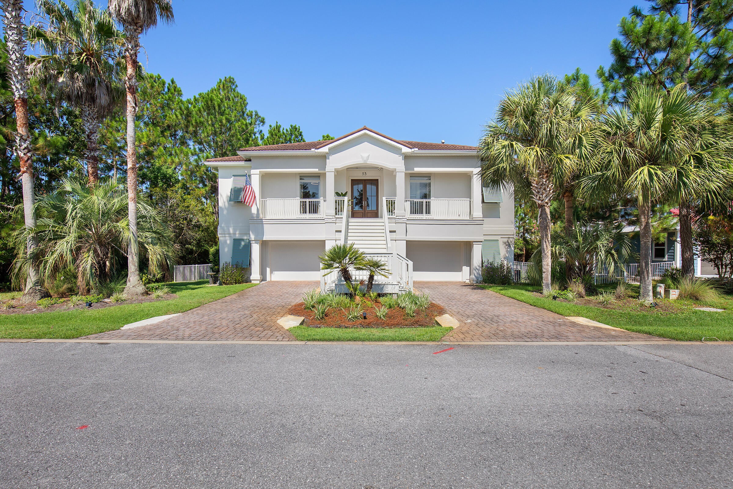 Discover the perfect blend of refined coastal living and everyday ease at this beautifully renovated 3-bedroom, 3.5-bath residence in the gated community of Cypress Breeze Plantation. Nestled on a private 0.59-acre homesite that backs to a serene nature preserve, this custom two-story home offers exceptional privacy, abundant natural light, and effortless access to the white-sand beaches of South Walton--just minutes from Scenic 30A, dining, entertainment, and nature trails.
Spanning approximately 3,566 square feet, the home was thoughtfully designed for both full-time living and relaxed second-home ownership. Recent updates create a light, sophisticated coastal aesthetic with light oak hardwood floors, fresh interior and exterior paint, and fully renovated bathrooms. The gourmet kitchen is a true centerpiece, featuring a Thermador 48-inch dual-fuel range with six burners, griddle, and oversized double ovens--ideal for entertaining or everyday culinary enjoyment.
An elevator provides convenient access between levels, complementing the home's practical luxury features. Additional systems and upgrades include a Rinnai tankless water heater (2022), Bryant HVAC, central vacuum system, new irrigation system with deep-well source, and a HALO whole-house carbon water filtration system (2025). The durable Gerard stone-coated metal roof delivers both curb appeal and long-term performance. Outside, enjoy a peaceful setting surrounded by conservation areas on two sides, with wildlife views and a sense of seclusion rarely found so close to the beach. Residents also benefit from community amenities, including a beautiful pool area. With its prime location, elevated finishes, and move-in-ready condition, this home stands apart as a rare opportunity in one of South Walton's most desirable gated neighborhoods.