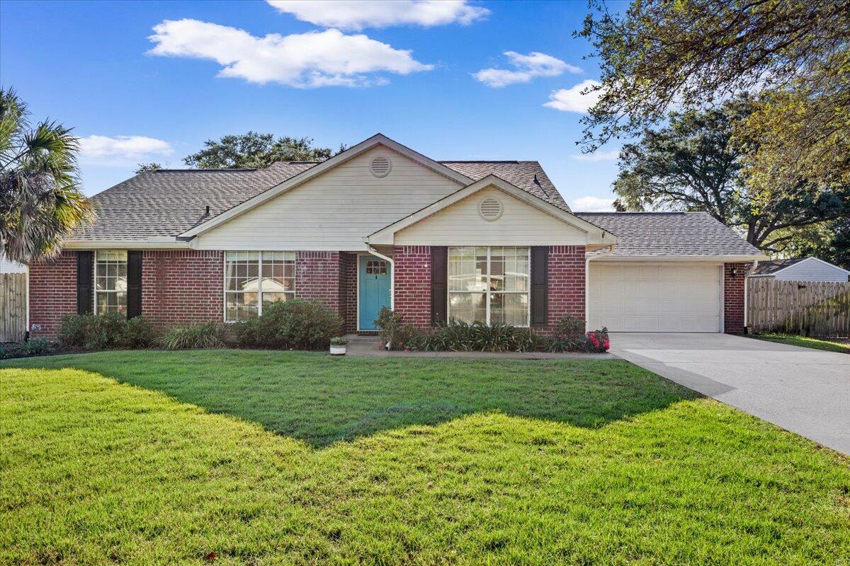 Best pool home in Navarre!
This home is a must-see, and not just for the pool. This all-brick, 2-car garage home sits on an oversized lot just minutes to the Hidden Creek Golf Course and loaded with updates throughout.
Freshly repainted with updated carpet, the interior feels fresh and move-in ready. The kitchen features granite countertops, stainless steel fixtures, a breakfast bar, and a large eat-in area, perfect for everyday living and entertaining. The great room and kitchen share vaulted ceilings, and the wood-burning fireplace gives the home a warm, custom feel.
Both bathrooms have been upgraded with granite countertops and tile floors. The master bath features an open, airy layout, and a bright and refreshing space to start your day.
The pool is one of the best you will find in town, featuring a waterfall and a beautiful paver deck perfect for relaxing and soaking up the Florida sun. Built with real gunite concrete, not the cheap vinyl liners found in most other pools in the area, this backyard was built with quality and durability in mind
Recent updates: New roof (2026), New Gunite Pool (2023), New hot water heater (2025), Insulated garage door and mini split A/C in garage (2024), New HVAC unit (2023), New gutters (2023)
The garage is a true year-round space with its own climate control, ideal as a workshop or extra storage. As a bonus, the property also features full size side-yard access with a dedicated area already prepared for boat or RV storage, a rare find in this market. With a low HOA fee of just $60/year and not part of the strict Holly by the Sea HOA rules don't expect this house to last long. Call now before someone else does.