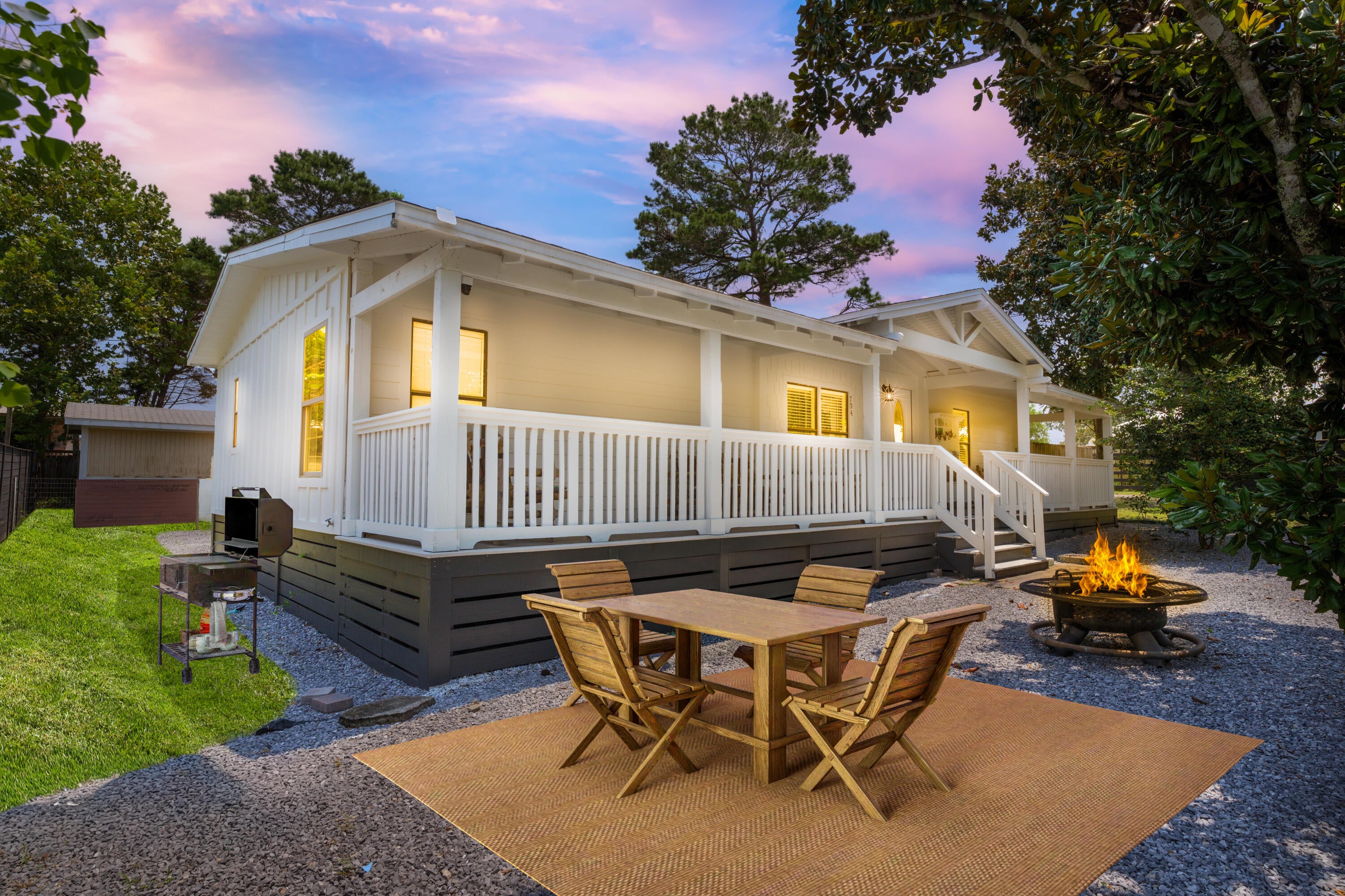 RARE 16,000 SQ FT DOUBLE/TRIPLE CORNER LOT WITH EXCEPTIONAL FLEXIBILITY & DEVELOPMENT POTENTIAL, PLUS DUAL ACCESS!

This prime corner property offers an extraordinary opportunity, featuring approximately 16,000 square feet (0.37 acres) with dual access--a rare find in this area.

THE OVERSIZED LOT PROVIDES ROOM FOR:

RV, boat, and trailer parking | Workshop, pole barn, or detached garage | Guest house or mother-in-law suite | Swimming pool, outdoor kitchen, and resort-style backyard | Private compound or multi-unit development.

With a potential zoning adjustment to R-2, the property offers flexibility for duplexes, cottages, or a high-yield vacation-rental compound.

THE HOME IS THE BONUS:

This heavily remodeled 3BR/2BA turnkey-ready home comes fully furnished with tasteful coastal decor. Live in or rent the main home for immediate income while you execute your vision for the land.

Recent Renovations & Upgrades: 2026 quartz countertops, fresh interior/exterior paint, farmhouse sink, Bosch dishwasher, luxury vinyl flooring, PVC plumbing, and spray-foam insulation.

Key Infrastructure: 2023 Roof and 2022 HVAC system.

Exterior & Grounds: Gabled porch, updated trim and siding, deck, patio, full fencing, and detached garage.

Insurance Ready: Passed wind mitigation inspection and currently insured with Citizens, offering strong buyers peace of mind. PRIME LOCATION:

Minutes to Lake Powell, Florida's largest coastal dune lake, and public boat ramp access. Approximately 5 minutes to 30A, Inlet Beach, and world-class Gulf access. Enjoy golf-cart community living with room to store all your beach and water toys.

Opportunities with this level of utility, flexible land use, and immediate cash-flow potential are extremely rare in Panama City Beach.

Property sold AS-IS--buyer to verify all measurements, zoning, and development details with local county zoning.