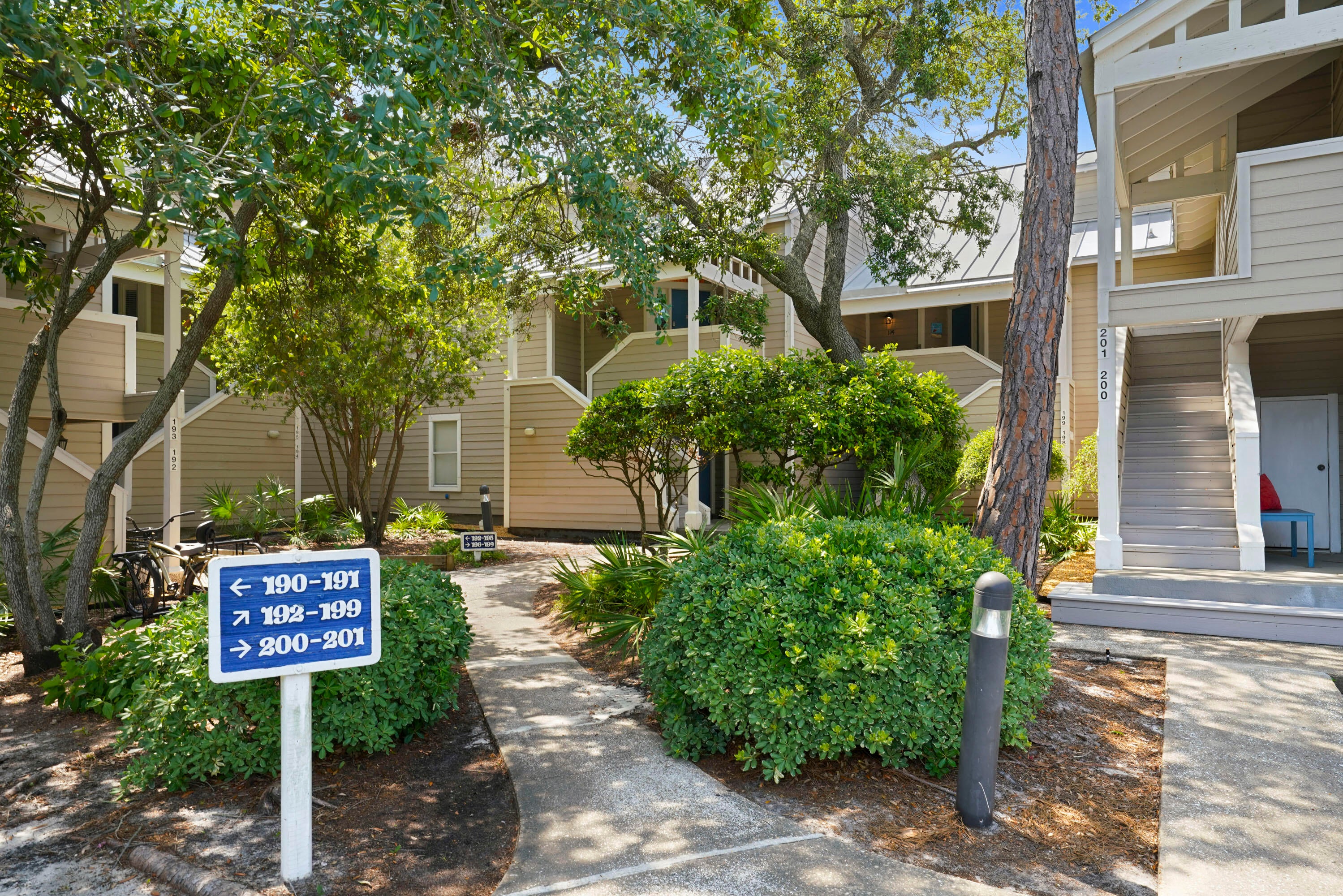 **PREPARE TO BE AMAZED *** COMPLETELY RENOVATED IN 2025 *** SURROUNDED BY FOUNTAINS *** STEPS TO THE PRIVATE BEACH *** GATED GULF-FRONT RESORT *** TURNKEY & RENTAL READY ***

Welcome to Hidden Dunes Beach Cottage 199 -- a beautifully renovated 3-bedroom, 3-bath coastal cottage tucked inside one of Miramar Beach's most coveted gated, Gulf-front resorts. This is the rare, turnkey opportunity where the big-ticket items are already done: a top-to-bottom 2025 renovation, a brand-new roof (replaced by the HOA), HVAC updated in 2019, and a 2021 water heater. Just arrive, exhale, and head to the beach.

Inside, the open living and dining area lives large under vaulted ceilings, flooded with natural light. As part of the 2025 renovation, the spiral staircase was relocated to open up the main living space, a new downstairs closet with a pocket door was added for everyday storage, and fresh can and track lighting was installed -- finished off with a brand-new dining set. The kitchen has been completely refreshed with quartz countertops, a new backsplash, white cabinetry, stainless steel appliances, and layered can and pendant lighting that keeps the space bright and welcoming.

Both bedrooms on the main level are generous king suites. The primary is a true retreat -- a mirrored wall was removed and extra soundproofing added, making it wonderfully restful -- with a renovated ensuite bath featuring a walk-in shower and new fixtures. The second king bedroom sits on the opposite side of the cottage for privacy. Up the spiral staircase, the enclosed loft -- now finished with full walls and plantation shutters -- offers two bunk beds, perfect for kids, extra guests, or strong rental appeal. All three full bathrooms have been beautifully updated.

Then step out to the showpiece: an oversized screened-in porch that sits above one of the resort's signature fountains. Pour your morning coffee, settle in, and let the soft trickle of the water and the rustle of the oaks below do the rest -- overlooking lush landscaping and tranquil water features, it's the kind of private, peaceful setting that feels more like a wooded hideaway than a beach resort. Made for slow mornings, an afternoon with a book, or an evening glass of wine as the fountains play and the day melts away.

The location inside Hidden Dunes is hard to beat -- just steps to the largest community pool and a short, scenic walk past the fountains to the boardwalk that crosses the dunes to the beach. (A seasonal tram is there if you'd rather ride, but the stroll is so pretty you may never use it.)

Hidden Dunes Beach & Tennis Resort offers 510 linear feet of private beach with full beach service, resort-style pools and hot tubs, grilling areas, walking trails, a professional tennis and pickleball center with Rubico clay courts, 24-hour gated security, and seasonal food trucks -- all set across 27 wooded, low-density acres. You're also just minutes from Silver Sands Premium Outlets, Grand Boulevard, The Village of Baytowne Wharf, championship golf, and the dining and shops of the 30A corridor.

Offered fully furnished and completely turnkey, Cottage 199 is rental-ready from day one. Whether you're after a second home, a private beach getaway, or an income-producing investment, it delivers a rare combination -- renovated interiors, private beach access, and a premier setting inside one of Miramar Beach's most beloved resorts.

Come see why Hidden Dunes is one of Miramar Beach's best-kept secrets. **CALL TODAY** to schedule your private showing of Cottage 199! Buyer to verify all information.