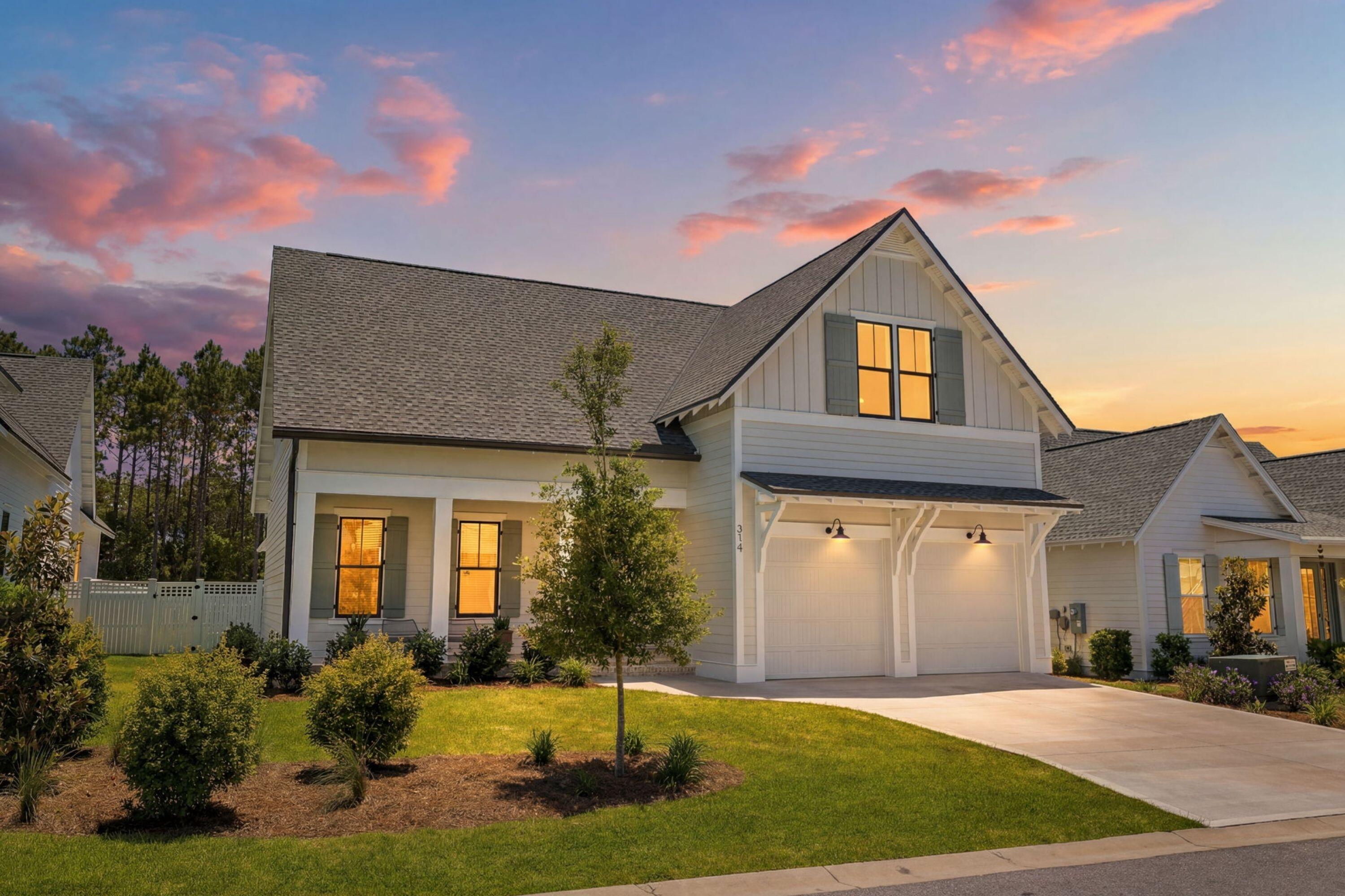 Tucked away on a quiet, peaceful street in The Pines this barely lived-in home offers elevated coastal living, just minutes away from 30A!

With many thoughtful and functional upgrades, this pristine floor plan boasts the uncompromising quality of Huff Homes with soaring ceilings throughout, upgraded wide plank medallion engineered wood flooring (no carpet), four inviting bedrooms full of natural light, a versatile flex space, four pristine bathrooms along with a half-bath conveniently located off the kitchen.

The primary bedroom is perfectly positioned near the rear of the floor plan for ultimate privacy with elegant double French doors that lead to the private, screened porch offering serene views of the saltwater pool, spa and surrounding trees. An additional pair of double doors lead to the the en-suite, spa-like primary bathroom featuring a luxurious freestanding tub, sleek floor-mount faucet and convenient handheld sprayer. A spacious double vanity with champagne bronze hardware complemented by limestone and gold herringbone details in the shower, create a true sanctuary.

The heart of this home is in the inviting, open-concept living space, where the kitchen, dining and living room create a natural flow and an intuitive layout for effortless entertaining with panoramic views of the sparkling saltwater pool, spa and private tree-lined backyard. The kitchen features an extended white oak island anchored with Thomas O'Brien Piatto Pendants and a custom Dry Bar with Scotsman Nugget Ice Maker and Sub-Zero Beverage Center. To complement the upgraded Wolf, Sub-Zero and Cove appliances, custom panel cabinetry on the refrigerator, dishwasher and beverage center create a sleek, unified and warm appearance. From the light-filled living area featuring a stunning Venetian fire place as the focal point, you'll find an impressive sixteen-foot sliding door, leading to an extended screened back porch with heirloom brick flooring, a gas fireplace and full outdoor kitchen with views of the private, tree-lined backyard, saltwater pool and spa. With upgraded mosaic tile, quartz plaster and travertine pavers the heated saltwater pool and spa is where coastal luxury meets pure tranquility.

On the second floor of this home, you'll find an over-sized third bedroom with en suite along with a versatile flex space with en suite that leads to the fourth bedroom. Located in the fourth bedroom are two dedicated, climate-controlled storage spaces, a rare and highly valuable commodity.

Additional highlights include an incredibly spacious, well-equipped laundry room with plentiful cabinet storage along with a drop-in sink and high-end Samsung Top-Load Washer and Dryer, Samsung Frame TV's with customizable teak bezels, an automated irrigation system for effortless upkeep, sleek epoxy garage flooring with a utility sink, 240V wiring set-up for an electric vehicle charger and dedicated utility installations for a generator, dehumidifier and water filtration system.

Watersound Origins is one of South Walton's most-coveted coastal communities, known for its outdoor lifestyle, abundant amenities and prime location. Watersound Town Center, the open-air, walkable lifestyle center continues to bring a new level of excitement and convenience with a growing collection of shops, restaurants and more. Additionally, the Village Commons, the recreational focal point of Watersound Origins, offers exceptional community amenities including a resort-style pool, fitness center, tennis, pickleball, golf, nature trails and access to the Lake Powell dock.