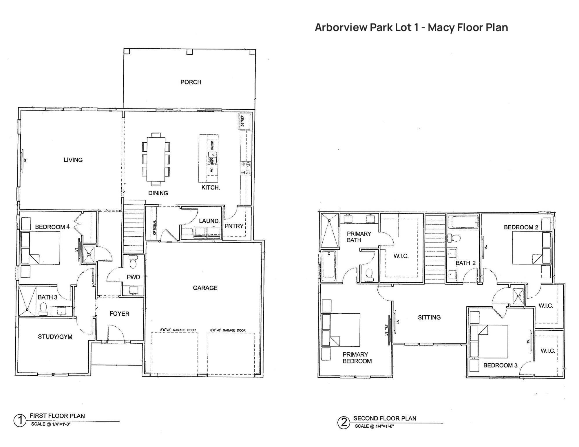 Entered for comp purposes.

Welcome to the Macy by Huff Homes, located in the newly released Arborview Park phase of Watersound Origins, near the entrance of the community at West Bay Parkway and Highway 98. Situated on a corner homesite with a pond view, this two-story home offers approximately 2,875 square feet of living space with 5 bedrooms, 5 full bathrooms, a study, and a 3-car garage.

The first floor includes an open living, dining, and kitchen area that connects to a rear screened porch. The primary suite and a study are also located on the main level. Upstairs, three additional bedrooms are arranged around a central sitting area that can serve as a secondary living space or flex area.

Interior features include 10-foot ceilings on the first floor and 9-foot ceilings upstairs, quartz countertops in the kitchen and bathrooms, Sea Harbor - Glue Down Wood flooring throughout, wood cabinets with soft-close drawers, upgraded stainless steel Bosch appliances with a 36'' dual fuel range, tiled showers in full bathrooms, and crown molding in the main living areas, hardwood stair treads, recessed lighting, ceiling fans. Exterior construction includes cement fiber siding, decorative shutters, heirloom brick accents on the front and rear porches, landscaped yard with irrigation.

Residents of Watersound Origins have access to the Origins Golf Course, Village Commons pool and fitness center, sports courts, trails, and the Watersound Town Center located within the community.