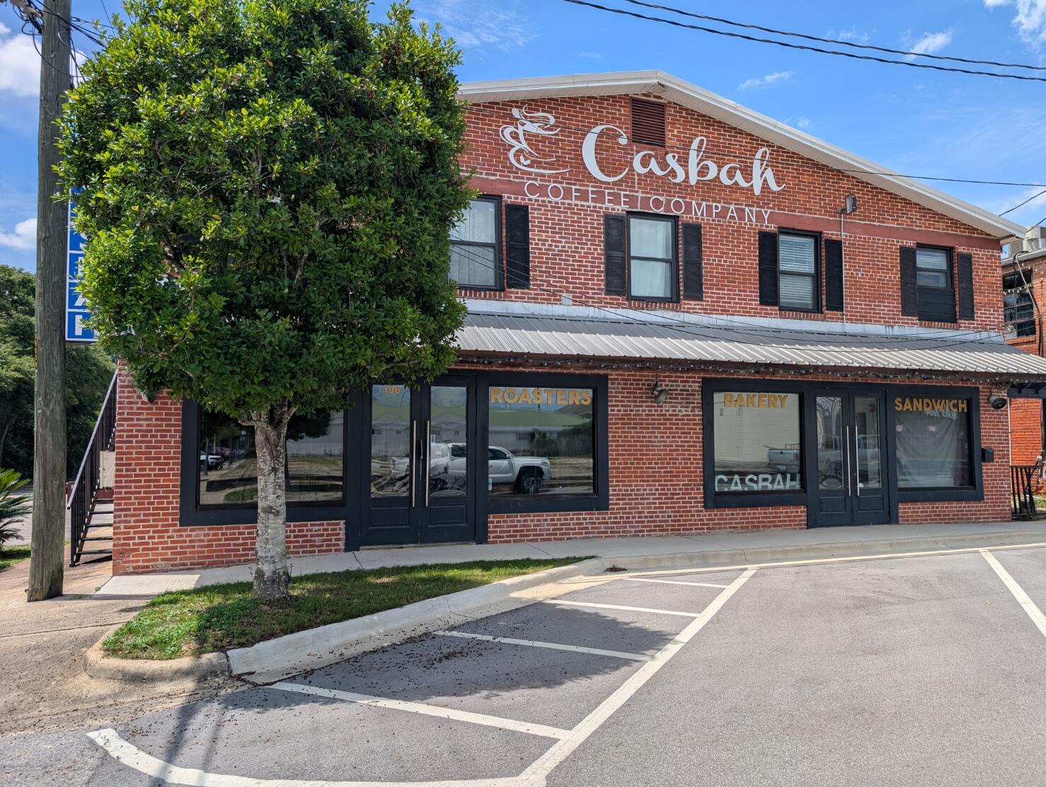 Original 1936 (Effective date 1988) two (2) story building known as Casbah Coffee Shop and the Casbah Courtyard that has been in business at the present location for ten (10) years.  This property offers the bottom floor as a restaurant/ coffee shop.  The second story has 2369 square which has been utilized as apartments and living area with two (2) laundry rooms, three bathrooms and two kitchens.   And the courtyard is now included with this price....PN # 17-3N-23-2490-0050-00K0.

Across the street from the Court House between Main St and Wilson.  Down the street from City Hall and the Property Appraiser offices.