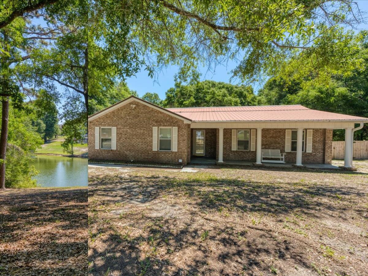 Lakefront living with income potential! This charming 3-bedroom home sits on a spacious 1.18-acre waterfront lot overlooking a spring-fed lake perfect for fishing, swimming, and relaxing outdoors. Whether you're looking for your own peaceful lake house or an investment property with a tenant already in place, this home offers flexibility from day one. The property is currently leased month-to-month at $2,100 per month, giving buyers the option to continue generating rental income or transition the home for personal use.

Inside, the home features fresh paint, LVP flooring throughout, an oversized living area with an electric fireplace, and beautiful lake views. The kitchen offers solid surface countertops, stainless steel appliances, and an open connection to the dining and living areas. The spacious primary suite overlooks the lake and provides direct access to the expansive 38' x 12' deck. Enjoy outdoor living from the screened porch, oversized deck, and large park-like backyard.  A rare opportunity to own a lakefront property with privacy, recreation, and built-in rental potential.