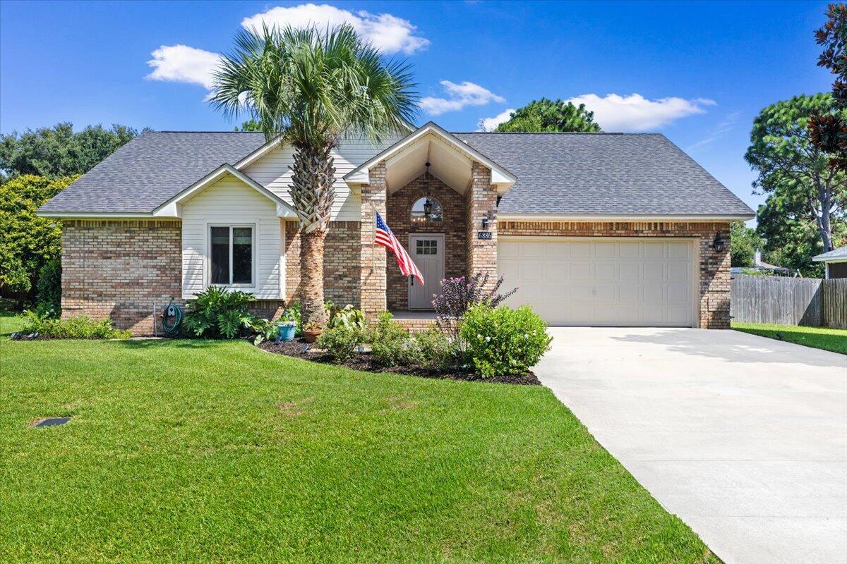 Situated in the sought-after Hidden Creek area of Holley by the Sea, this beautifully updated home blends custom finishes, thoughtful improvements and an exceptional Navarre location. From the moment you walk in the door, you immediately feel at home and can appreciate all the updates, creating a clean, fresh, open concept design.  At the heart of the home is a fully renovated kitchen featuring custom soft-close cabinetry with utensil inserts, under-cabinet lighting, beautiful granite countertops, a spacious island, custom pantry, gas range and updated appliances. The entire interior has just been freshly painted, creating a bright, move-in-ready feel throughout. Additional interior highlights include custom closets, a gas fireplace and added insulation for improved comfort and efficiency.
Major improvements provide added peace of mind, including a new roof and gas water heater in 2024, impact-resistant windows installed in 2020, HVAC replaced in 2019, and fiberglass front and back doors. Outside you can enjoy other fabulous updates - a fenced, cleared lot, four-corner exterior lighting, a gas grill hookup, irrigation system, and a well pump installed in 2023 and serviced in 2026. The garage also offers built-in cabinets and shelving for convenient storage.
Holley by the Sea residents enjoy access to an impressive 48-acre recreation center with multiple swimming pools, a fitness center, tennis and pickleball courts, basketball courts, playgrounds, athletic fields, waterfront access and more. Convenient access to shopping, dining, schools and everyday necessities and just 9 miles from Navarre Beach's sugar-white sand and emerald waters.  This extensively renovated home offers comfort, convenience and the best of the coastal Florida lifestyle.  Call today for a private tour!