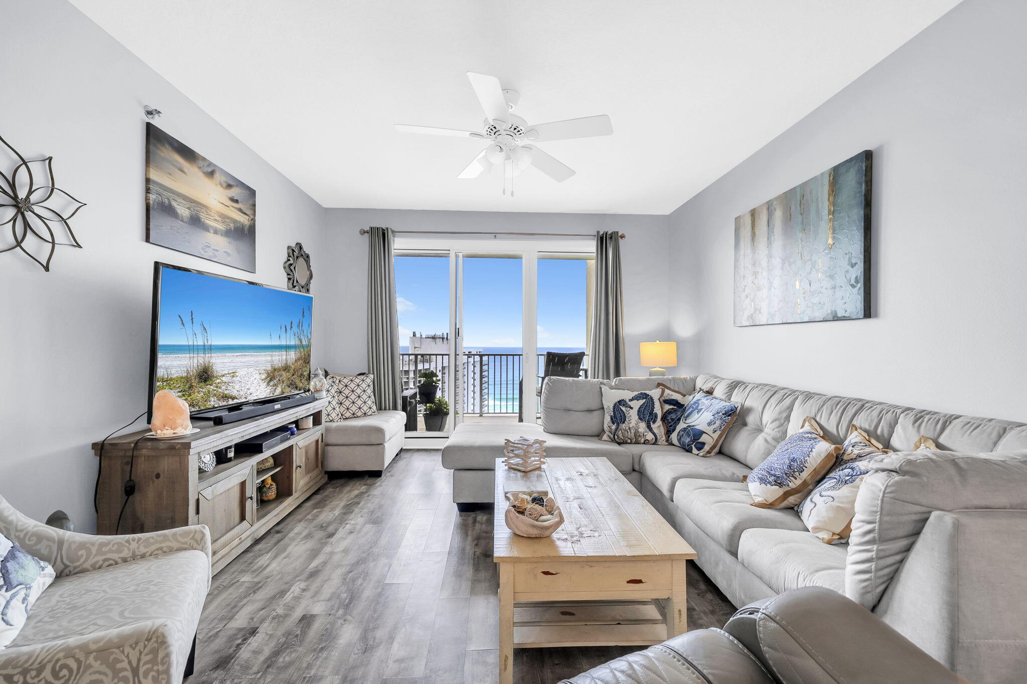 Welcome to your coastal retreat in the highly desirable Seascape Resort in Miramar Beach! This beautifully updated condo offers the perfect combination of comfort, style, and investment potential just steps from the sugar-white sands of the Emerald Coast.

Recent upgrades include fresh interior paint, under-cabinet lighting in the kitchen, and updated lighting fixtures throughout, creating a bright, modern coastal feel. The open-concept living area flows to a private balcony, making it the perfect place to relax after a day at the beach.

Whether you're searching for a primary residence, vacation home, or income-producing rental property, this turnkey condo is ready to enjoy. Seascape Resort features private beach access, multiple pools, golf, tennis, pickleball, on-site dining, and beautifully maintained grounds. Conveniently located near Silver Sands Premium Outlets, Grand Boulevard, Destin Commons, and some of the area's best dining and entertainment.

Don't miss this opportunity to own an updated condo in one of Miramar Beach's most sought-after resort communities. Schedule your private showing today and start living the Emerald Coast lifestyle!