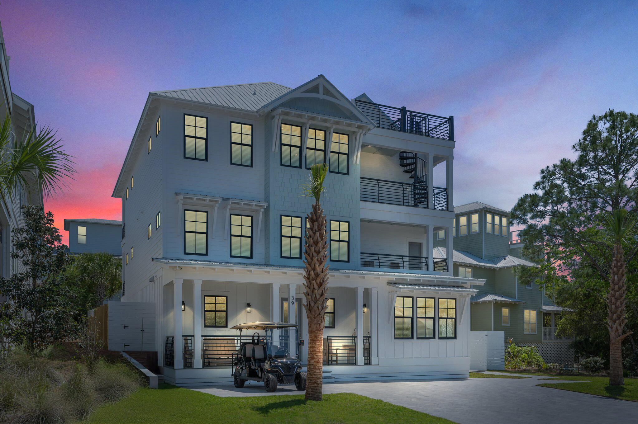 Short term rental powerhouse featuring a brand new 2025 oceanview home with 'crows nest' rooftop deck, private heated pool, and massive 24 person sleeping capacity to maximize revenue.

Designer furnishings, professional photography and full inventory to convey for immediate revenue generation.

Only a 5-minute walk (0.25 miles) to public beach access ensures high occupancy. 

Includes a free six-seater golf cart and two paddleboards for added guest appeal.

Designed from the ground up to ensure easy, low cost maintenance and best possible yield.

Most recent appraisal and inspections are included in the documents section of this listing.

Do an Internet search on Legacy Beach Homes of Destin, Florida to view real time calendars in order to determine availability for showings Seller is listing over $100 million worth of properties from their portfolio (35 large STRs in the Destin/Miramar/30A area with an average appraisal value of slightly over $3M each.).

The seller is only selling 10% of the portfolio. Seller will withdraw this and/or any other remaining listings once the first  $10 million (approximately)  in sales have been achieved.

Seller (Equisource Holdings dba Legacy Beach Homes) does not disclose property-level rental revenue data. Buyer to perform their own due diligence regarding income potential. However, the appraisal in the document section of this listing may include the appraiser's revenue projection. 

Seller will make all reasonable efforts to facilitate the transfer of future reservations. 

The Seller does not have to sell.  Property has been priced based on recent appraisal and reflects the seller's minimum acceptable price.

Most recent appraisal and inspections in docs section