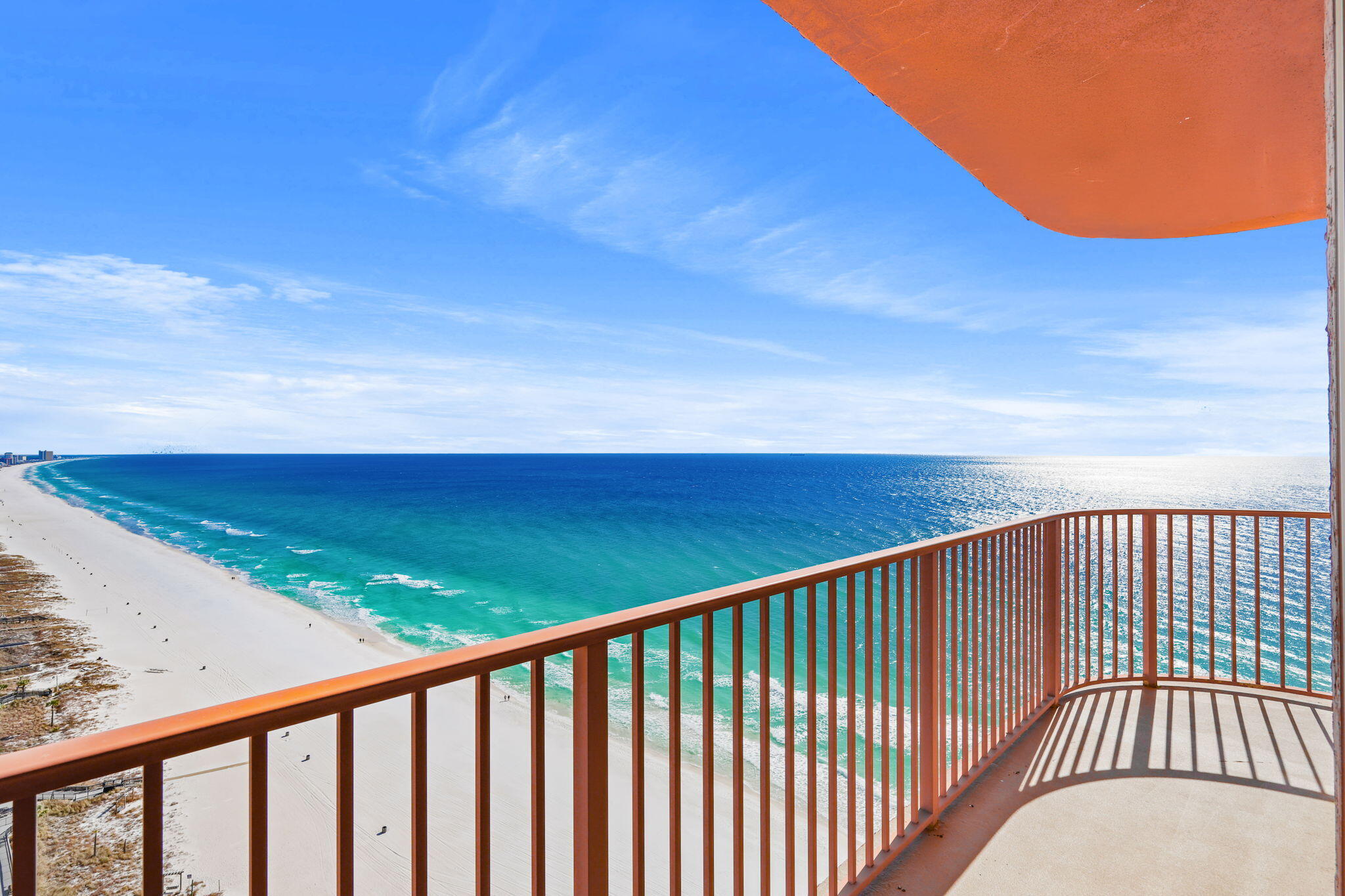 MAJOR PRICE IMPROVEMENT + SELLER TO PAY OFF SPECIAL ASSESSMENT AT CLOSING! This Gulf-front 3BR/3BA penthouse at Shores of Panama is now offered at $630K and represents one of the most compelling opportunities currently available in the building. Positioned on the coveted end of the U-shaped building, this penthouse offers sweeping Gulf views from a rare wrap-around balcony that creates the premium guest experience vacation renters actively seek. Penthouse elevation, true Gulf-front exposure, and a spacious 3-bedroom, 3-bathroom layout make this one of the most desirable rental configurations in the resort.
The unit also conveys with a dedicated parking space and private storage closet, valuable extras rarely found in competing properties. Even better, the sellers will pay off the current special assessment at closing, providing significant savings and peace of mind for the next owner. Shores of Panama features a lagoon-style Gulf-front pool, hot tubs, fitness center, on-site dining, direct beach access, and a prime location within walking distance of Pineapple Willy's, 810 Billiards & Bowling, shopping, and entertainment. Well-positioned 3BR units in the building commonly generate $80,000-$90,000+ annually in rental income, with upside potential beyond that when professionally optimized. For investors and second-home buyers alike, this is a rare opportunity to own a true Gulf-front penthouse at an exceptional value. 🌊💰🏖️ with upside into the $100K range when optimized.