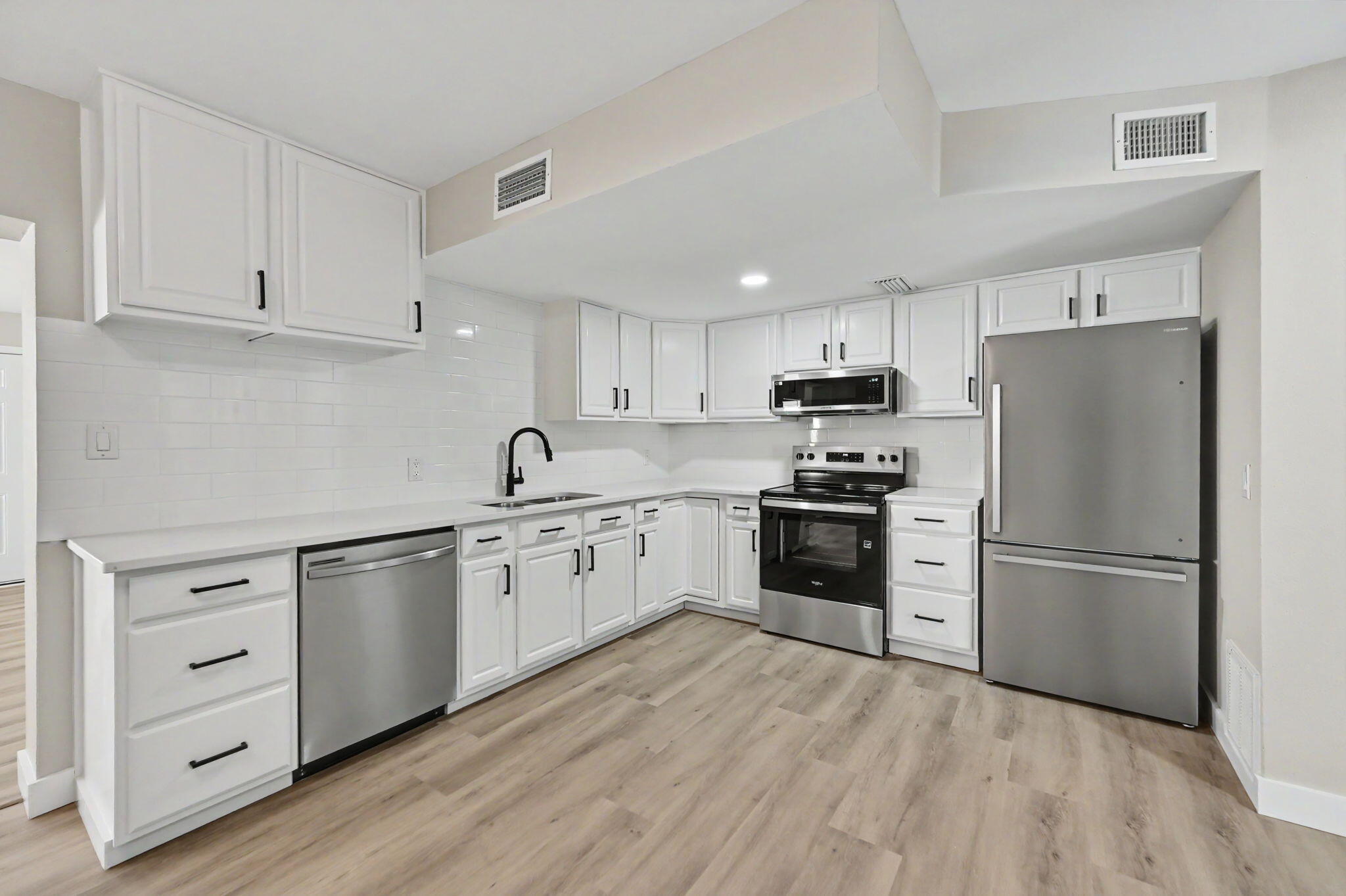 Beach-town living just got an upgrade! This completely renovated end-unit townhome is packed with style, space, and all the trendy updates you've been looking for--plus NO HOA and plenty of parking!
From the moment you walk in, you'll love the fresh, bright feel created by updated windows, craftsman doors, neutral paint, smooth ceilings, and beautiful new LVP flooring throughout the lower level. The gorgeous kitchen is ready for everything from morning coffee to entertaining friends, featuring sleek white quartz countertops, new white shaker cabinets, and stainless steel appliances. Both bathrooms have been completely remodeled, including a stunning tiled shower  surround for that spa-clean feeling. Upgraded fixtures, recessed lighting and beech-wood look vanities topped with quartz. Designer mirrors and faucets round out the baths. 
With 3 spacious bedrooms, living, dining, and bonus room too, 2 bathrooms, a large indoor laundry room/mud space, and closets galore, there's room for everyone and everything. Even better? A brand-new roof means one more big-ticket item is already taken care of.
Located in the heart of a vibrant beach community, you're just minutes from the sand, great restaurants, shopping, parks, and nearby military bases, Hurlburt Field and Eglin AFB. Whether you're chasing sunsets, looking for your next home, or searching for a turnkey short or long-term investment, this one checks all the boxes.
Just bring your furniture--everything else is already done!