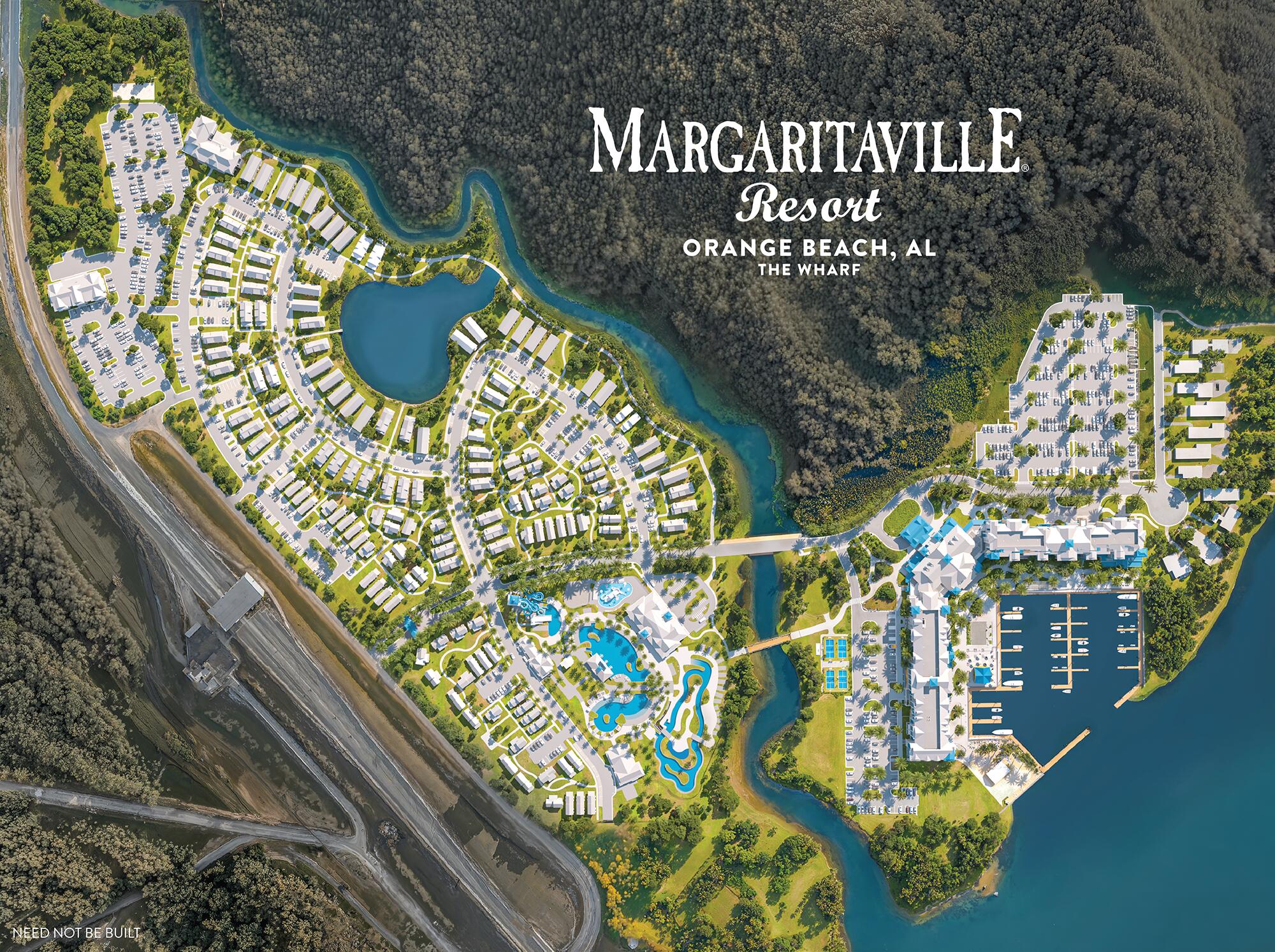 Margaritaville Resort is an 83 acre development located in the ICW at The Wharf in Orange Beach.  The development features 149 condominiums with a 6 acre Amenity Deck featuring resort style pools, swim up bars, lazy river, water slides and much more. The resort will have 43 transient boat slips, 9 restaurants and bars. 
This one bedroom with bunk, is the entry level of ownership to this amazing resort.  Due to open in Nov 2027.