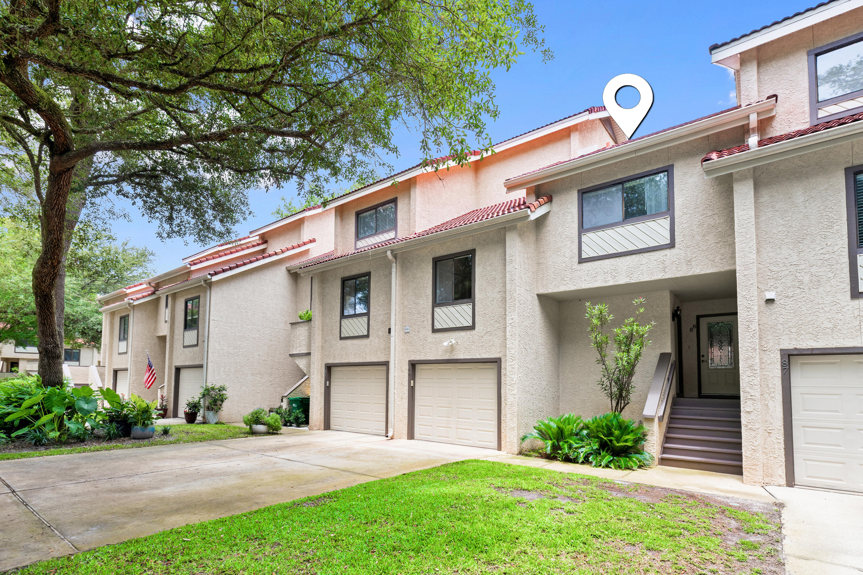 Marina Cove puts the Bluewater Bay lifestyle close to home. This 3-bedroom townhome offers approximately 1,834 square feet of conditioned space, including a garage room with heat and A/C that gives the home a flexible bonus area for an office, hobby room, workout space or extra living area. Important updates include A/C dated 3/2025 and water heater dated 2021.

Located near the Bluewater Bay Marina, golf, tennis, pools, walking paths, dining and everyday conveniences, this home offers a strong Niceville location with easy access to Destin, Eglin AFB and the Mid-Bay Bridge.

Whether you're looking for a primary home or a relaxed Northwest Florida retreat, 88 Marina Cove Dr offers location, flexibility and value in one of Bluewater Bay's most recognizable townhome communities.