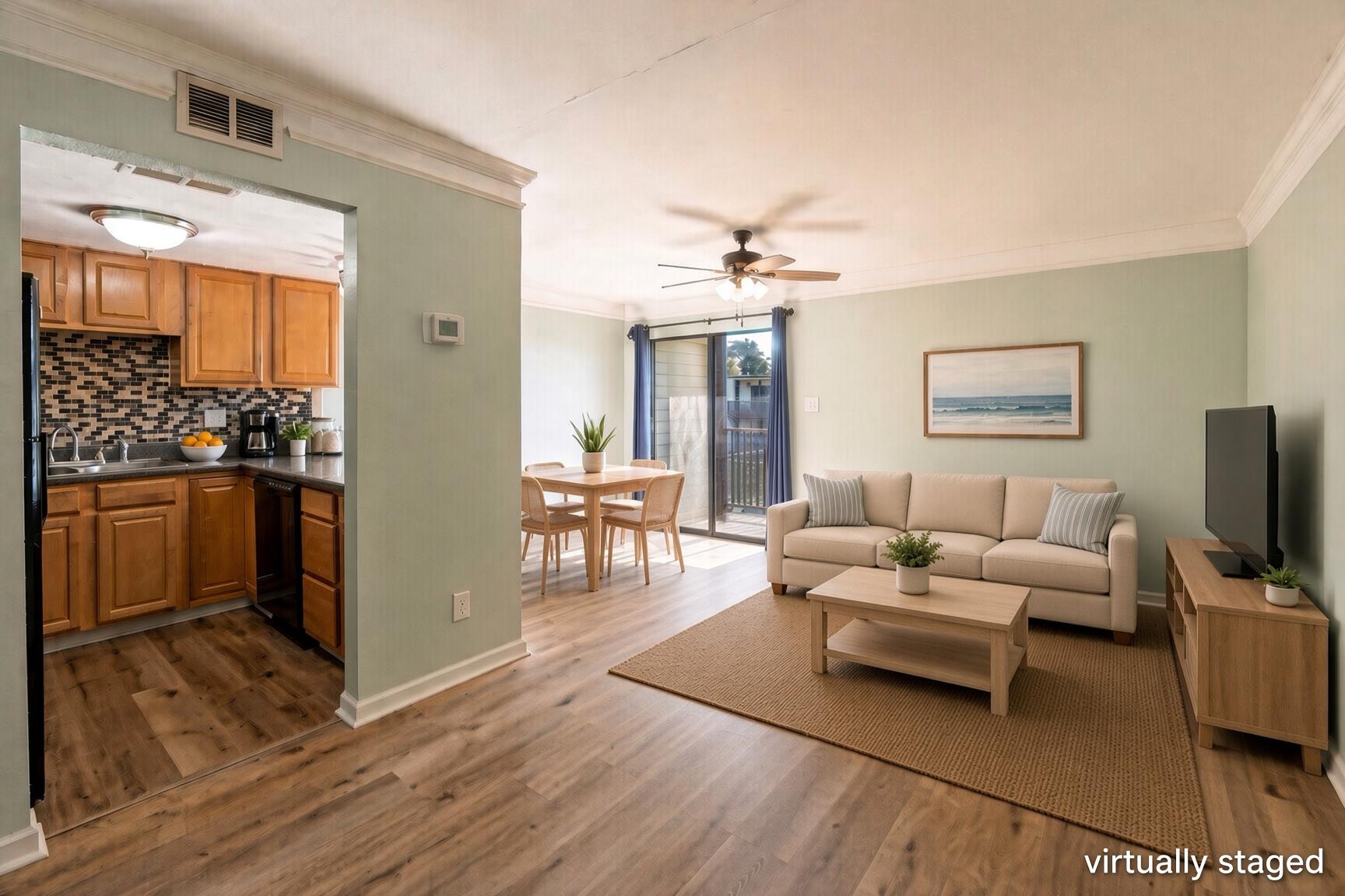 Great Cash Flowing Long Term Rental Opportunity! Wake up to breathtaking views of the Santa Rosa Sound in this perfectly situated one-bedroom condo. This second-floor unit offers 614 square feet of bright, modern living with LVP flooring throughout, newly remodeled bathroom, and an upgraded kitchen. It features three generous closets, a spacious balcony, and a comfortable layout perfect for relaxing after a day at the beach.
The complex sits on over six acres of waterfront property with direct access to the Intracoastal. Enjoy the sparkling pool overlooking the water, tennis courts, clubhouse, private dock, fishing pier, beach area, and more. You're just two miles from Okaloosa Island's sugar-white Gulf sands, with dining, shopping, and entertainment nearby.
Recent upgrades include a new HVAC system installed in 2023, a fully renovated bathroom in 2024, and a brand new water heater in 2026. HOA dues includes water, sewer, and trash. This home is move-in ready and ideal for those seeking low-maintenance coastal living.