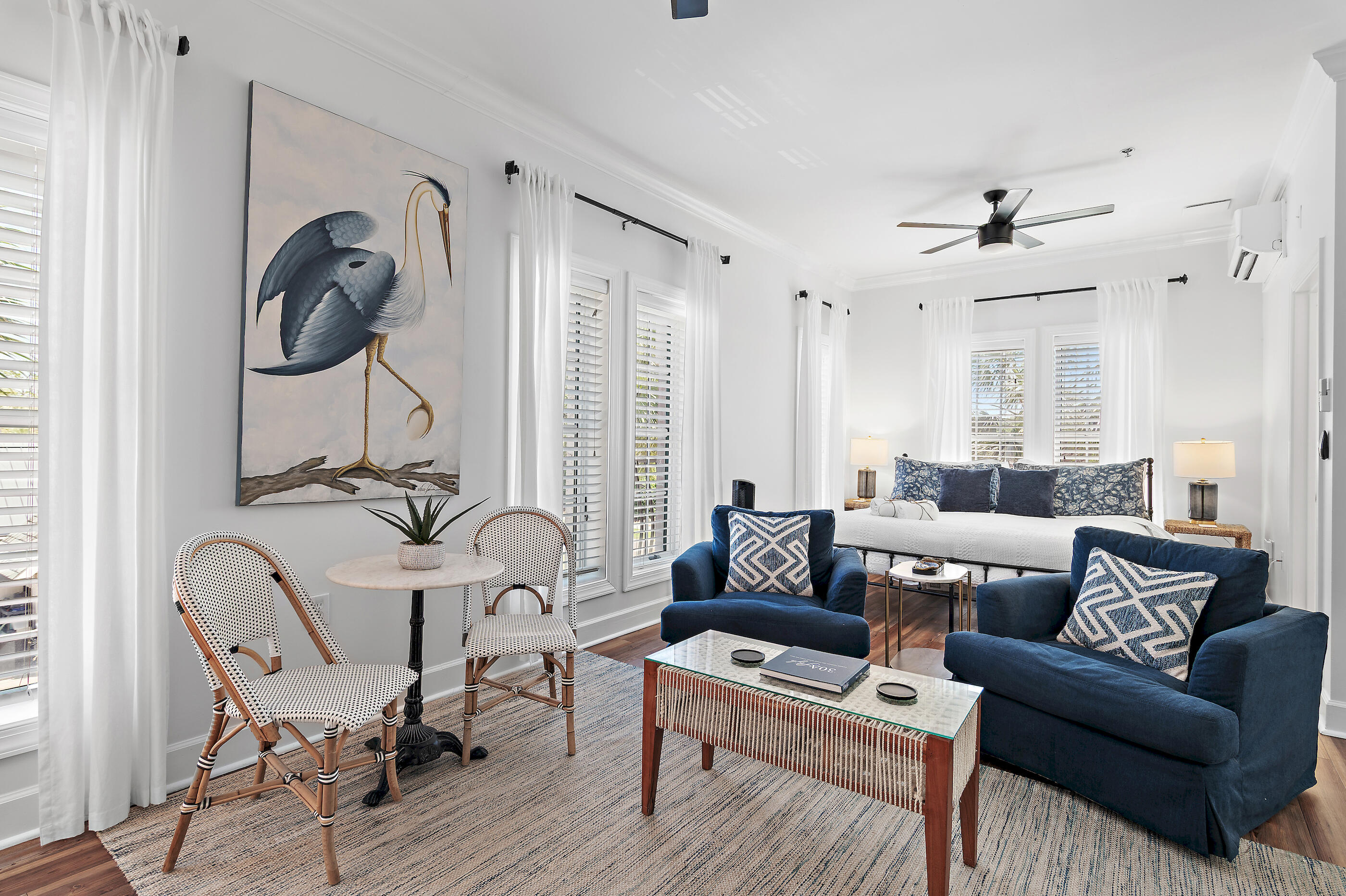 An exceptional turnkey investment opportunity in the heart of Scenic 30A, ideally located between Alys Beach and Rosemary Beach at The Village of South Walton. This fully furnished, second-floor corner studio features direct 30A frontage, extra windows, and abundant natural light. Thoughtfully designed for comfort and functionality, the space includes a king sleeping area, inviting living space, dining area, and well-equipped kitchenette.

With a proven rental history generating over $52,000 in base rental income in 2025 and projected to exceed $60,000 in 2026, this property offers an appealing opportunity for investors seeking established rental income. Its desirable location and strong repeat guest appeal also make it an ideal low-maintenance beach retreat or vacation getaway. Experience the best of 30A living with the added advantage of an established rental track record. Owners and guests enjoy access to deeded beach entry just moments away, along with on-site amenities including a pool, hot tub, and seasonal attractions such as live music and nearby farmer's markets. With restaurants, shopping, and the 30A walking and biking path right outside the door, this location drives repeat bookings and year-round demand.

This is a prime addition to any short-term rental portfolio.