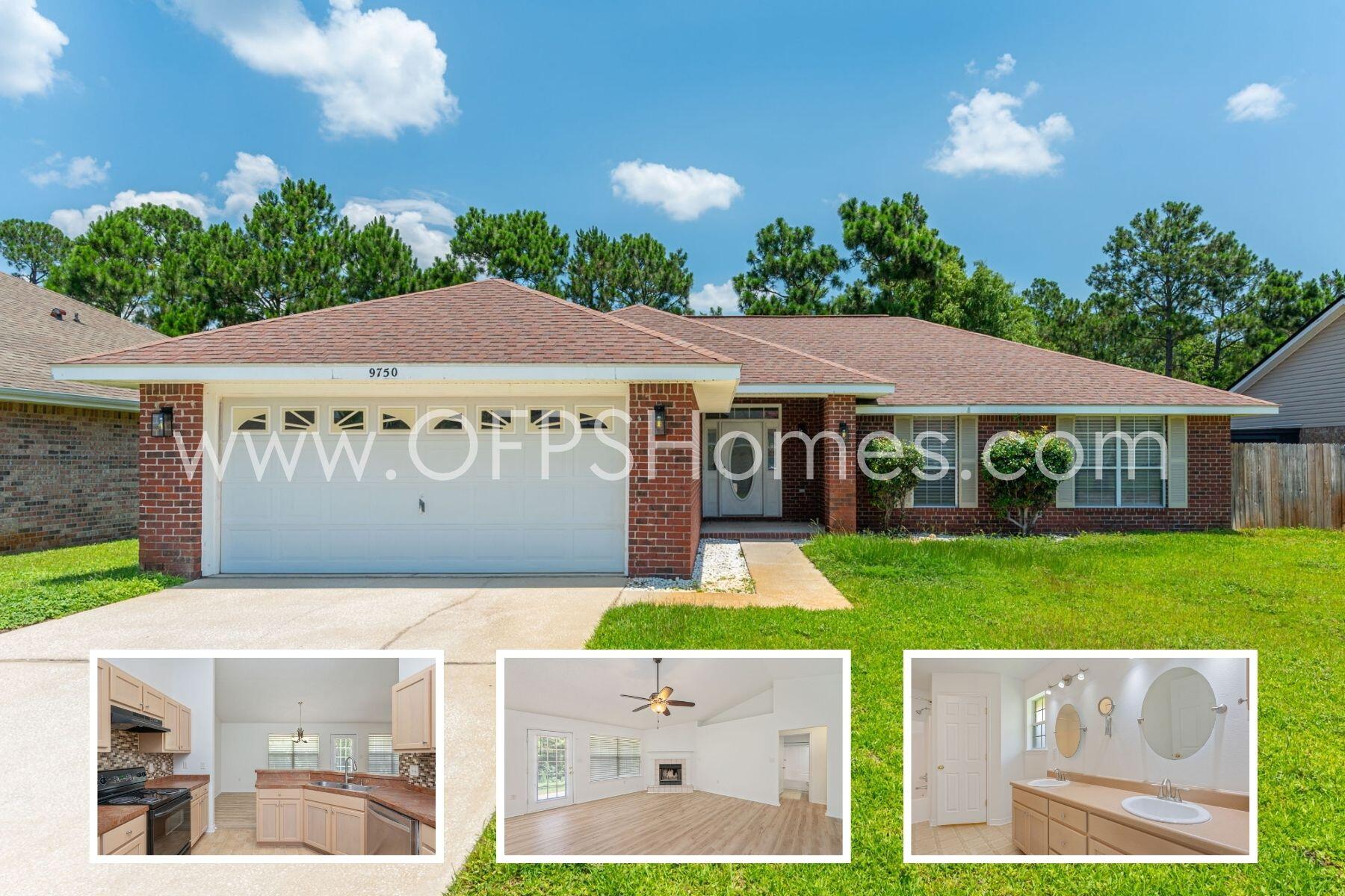AVAILABLE... July 1, 2026! MOVE IN SPECIAL! $500 off first month's rent!

4bd/2bth brick home with a split floor plan and open kitchen with a breakfast bar and cozy fireplace in the spacious living room. Primary bedroom with ensuite bath and walk in closet with plenty of shelving. Close to Hurlburt Air Force Base, shopping, schools and just minutes from the beach.

NO smoking. 600 minimum FICO credit score required in addition to meeting rental criteria. NP PETS ALLOWED.

All applicants are required to complete an application on https://onefamilypropertyservices.petscreening.com/ regardless of if they own a pet or not.  Applicants with an ESA are also required to complete the application.
**Please note, only one pet profile per pet is required.


** Fees Required once an application is approved include, but may not be limited to: Security Deposit, Non-Refundable Fees (cleaning and rekey), $20 Certified Mail Fee, and Pet Fees (when applicable).