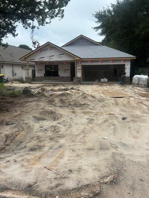 Contract now to customize.  Golf cart friendly neighborhood, super close to shopping, downtown restaurants and 10 minutes from Destin. This 4/3 custom brick home has super curb appeal and is constructed on a deep lot with both large front and rear yards. There are 10 Ft. Ceilings w/ impressive crown molding, will have LVP flooring throughout the home.  At the right of the dining room is the gourmet kitchen which will boast white  cabinetry, granite countertops, a breakfast bar and stainless appliances. Bedrooms 1 and 2 are located near the front entry along with bathrooms 1 and 2. The large master suite is located at the rear of the home and  has a double vanity, 2 large walk -in closets, whirlpool tub and separate shower. Yard will be fully sodded/ landscaped and comes complete with a well sprinkler and timer. Completion expected in late Oct. 2026.