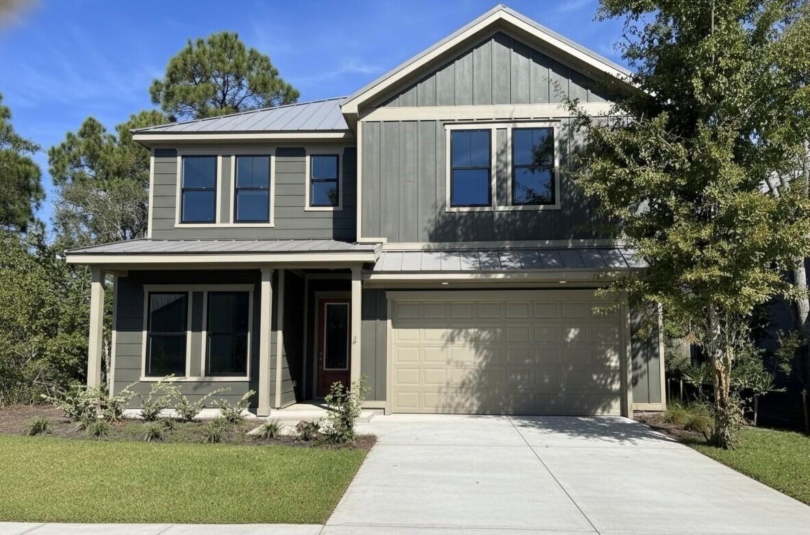 MOVE IN READY - CONSTRUCTION COMPLETE & BUILDER IS OFFERING $5K IN FLEX CASH!!  Welcome to The Shoal, a thoughtfully designed new neighborhood where tranquility meets convenience. Nestled along the edge of the expansive Point Washington State Park, this intimate community offers 30 carefully planned homesites, each providing a sense of privacy and a seamless connection to nature. Ideally located just a short drive from Seaside, Grayton Beach, and scenic Highway 30A, The Shoal offers residents the perfect balance of peaceful surroundings and easy access to the area's most beloved coastal destinations. Homes in The Shoal are crafted to complement the natural beauty of the area, featuring earthy tones, a serene community pond, and located adjacent to Point Washington State Park. The Chopin floor plan boasts 5 bedrooms and 4.5 bathrooms, with an open-concept living space on the main level and a spacious upstairs loft, ideal for a media room, play area, or second living space.

Each home includes high-end standard features such as durable metal roofs, impact-rated windows and doors, quartz countertops, luxury vinyl plank flooring throughout all common areas and bedrooms, 8 ft. interior doors, and a gas range with a vented hood in the kitchen. Homebuyers also have the opportunity to personalize their new home by selecting finishes and upgrades during a dedicated design appointment. With its unbeatable location, natural surroundings, and thoughtfully designed homes, The Shoal offers a rare opportunity to experience the best of life in Santa Rosa Beach.

**Prices may vary based on upgrades and lot selection. This listing shows the base price of this home. Photos are not of this exact home. Home does not come furnished.**