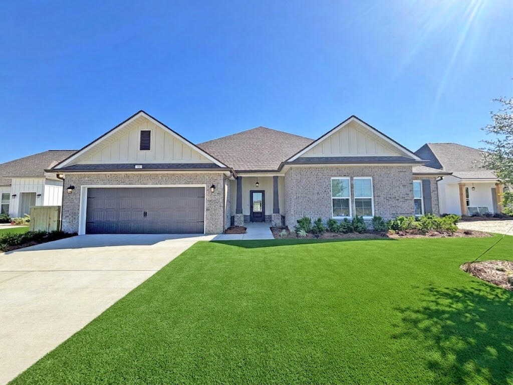 Awesome builder rate plus FREE refrigerator! Restrictions apply. 

The TAFT IV G in Natureview community offers a 4BR/2.5BA open design with a pocket office. Upgrades added (list attached). Special Features: separate vanities, garden tub, separate custom tiled shower, and walk-in closet in master bath, kitchen island, walk-in pantry, boot bench/drop zone in mudroom, covered porches, undermount sinks, custom kitchen backsplash, LED lighting, crown molding, ceiling fans, smart connect WIFI thermostat, framed mirrors in baths, landscaping, architectural 30-year shingles, flood lights, and more!
Energy Efficient Features: water heater, electric kitchen appliance package, vinyl low E windows, and more! Energy Star Partner.