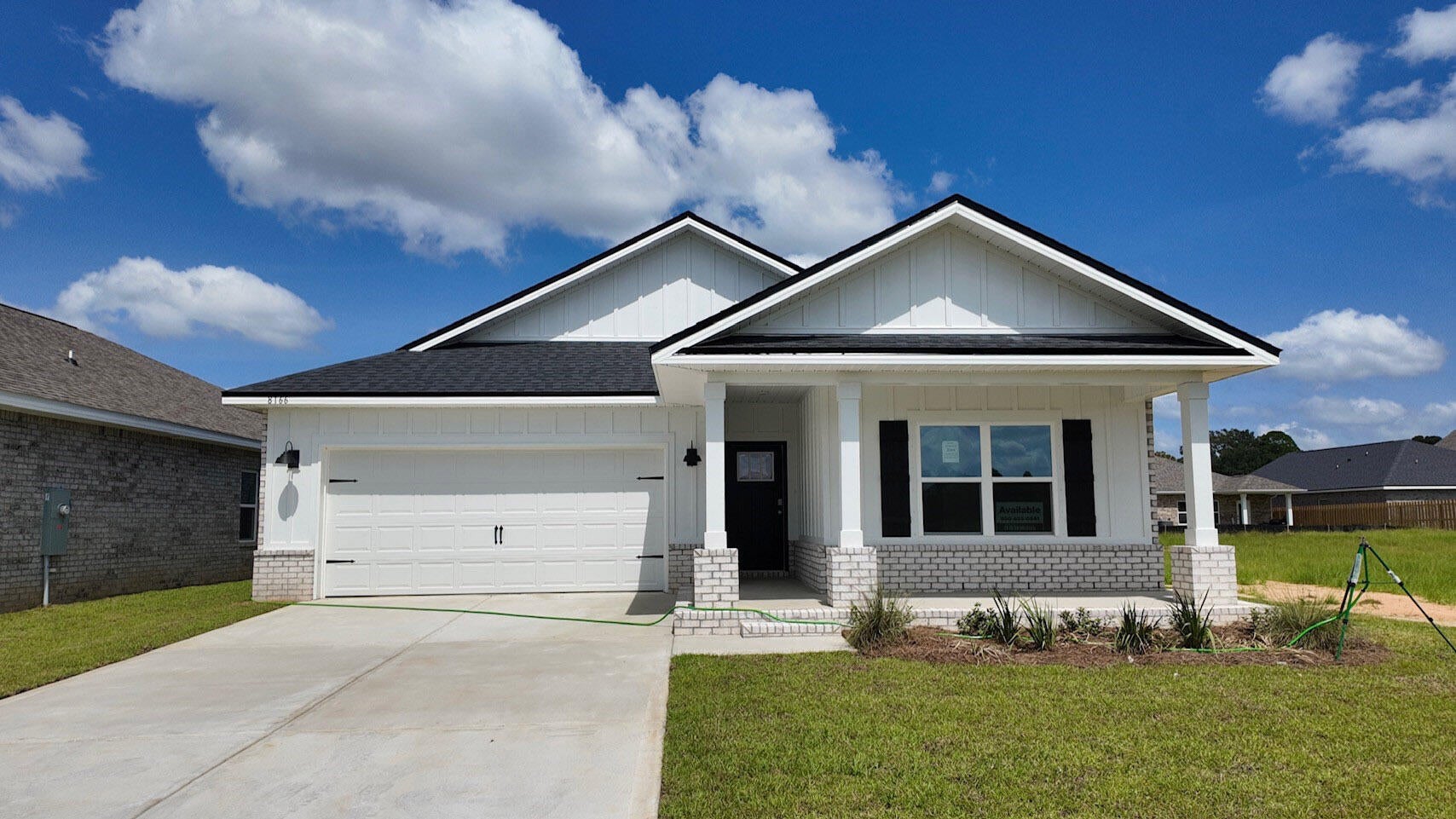 Blackwater Reserve NEW community featuring a beautiful community pool, Lazy River and Pickle Ball. The Creekside model is a spacious and desirable open concept floorplan, built-in lighting & fabulous layout for relaxed living, 5 bedrooms, 3 bathrooms, 2-car garage, & the 'Smart Home Connect 'System with a variety of convenient Smart Home devices you will love. Spacious Great Room & dining area is open to the kitchen & lots of windows for natural lighting. Well-designed open kitchen includes stainless steel appliances, a smooth-top range, built-in microwave, gorgeous quartz countertops, quiet dishwasher, corner pantry, island bar, eye-catching wood-look flooring, and plush carpet in the bedrooms. Hurricane door & window protection is included. Stylish curb appeal. ALL LISTING pictures, colors, features, and size may vary. Square footages are approximate.