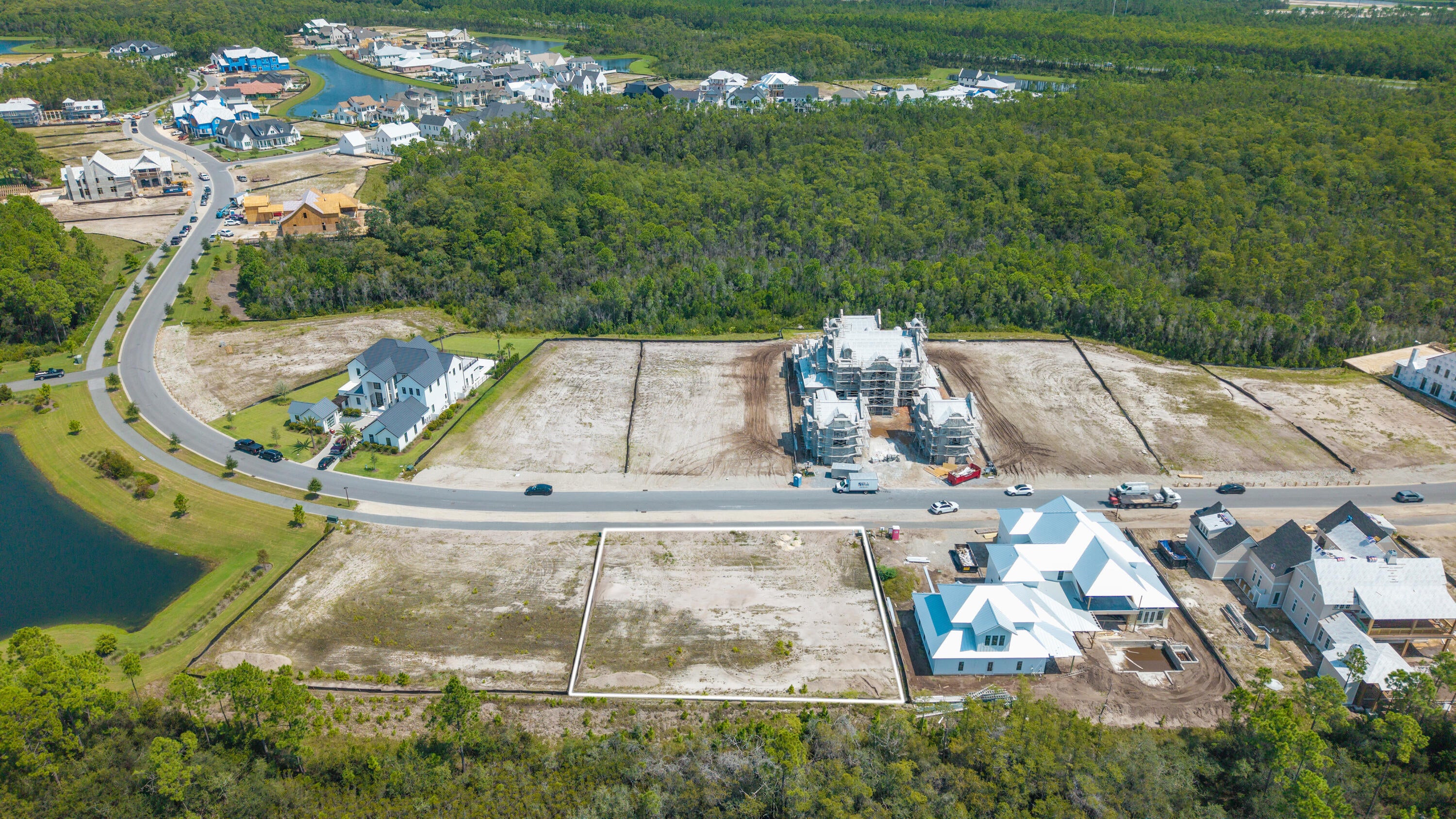 Build your dream beach home on this .5 acre lot with a private backyard that abuts preserved land so nothing will be built behind you!  Surrounded by natural beauty and connected to the elevated lifestyle of the Watersound Club, owners enjoy access to private amenities including championship golf, resort-style pools, beach access, dining, wellness facilities, tennis, pickleball, and outdoor recreation. Ideally located near Watersound Town Center and Scenic Highway 30A, Camp Creek provides convenient access to the coast while maintaining a more private and peaceful setting. Thoughtfully designed for those seeking more than just a homesite, the community blends architecture, recreation, and nature into a refined yet effortless lifestyle. Whether envisioned as a primary residence, second home, or long-term investment, this homesite offers the opportunity to create a custom home experience tailored to your vision. As inventory continues to narrow, this is a unique chance to secure a place within one of Northwest Florida's premier luxury communities before the next phase of growth unfolds.