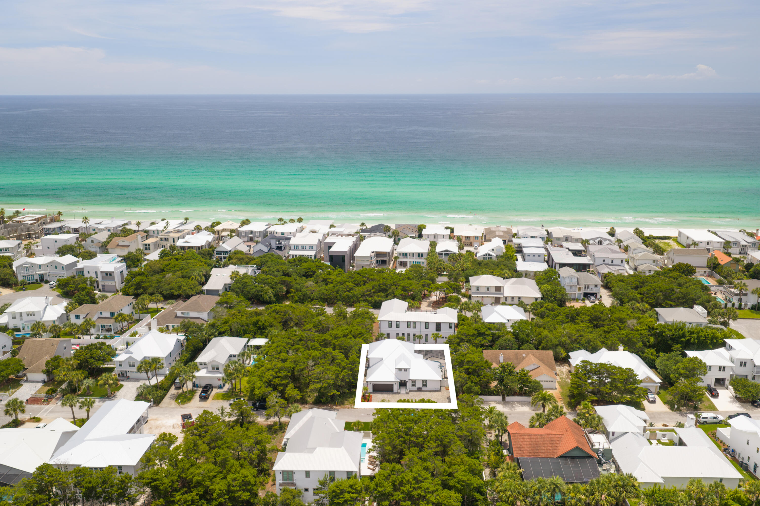 Positioned within one of the most exclusive residential communities along Scenic Highway 30A, this four-bedroom residence offers a rare opportunity to enjoy a private coastal lifestyle in a setting intentionally preserved for homeowners. Located behind the gates of Sand Cliffs on the Gulf, a community of just 100 homesites, the property combines exceptional privacy, generous outdoor living and coveted proximity to some of the Emerald Coast's most celebrated destinations.

Thoughtfully designed for both everyday comfort and effortless entertaining, the home features a desirable main-level primary suite with direct access to the private pool and hot tub. A spacious floor plan, two-car garage and ample guest parking create flexibility for gatherings large and small, while the expansive lot provides room to relax and enjoy the outdoors.

What truly distinguishes this offering is its location within a community where both short-term and long-term rentals are prohibited. This commitment to owner occupancy has helped preserve the quiet, neighborly atmosphere that residents value, creating a sense of permanence and connection rarely found along the coast. Owners enjoy access to two private beach walkovers and approximately 1,300 feet of sugar-white gulf frontage, offering a remarkably uncrowded beach experience.

 Ideally situated on the east end of 30A, the home places dining, shopping and entertainment within easy reach. Residents can walk or bike to nearby Kaiya Beach, Rosemary Beach, Alys Beach and Seacrest while also benefiting from convenient access to Highway 98 via Watersound Parkway. Surrounded by an extensive network of bike paths and coastal communities, this location offers the perfect balance of accessibility and seclusion.

Opportunities within Sand Cliffs on the Gulf are increasingly rare. Combining a private pool, desirable floor plan, exceptional beach access and one of the most sought-after residential settings on the Emerald Coast, this home presents an extraordinary opportunity to experience 30A at its most peaceful and refined.