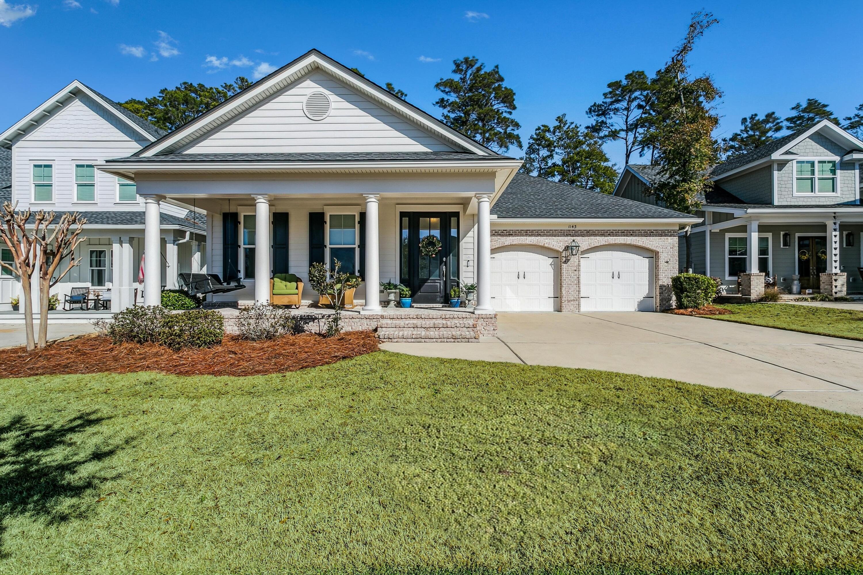 Welcome to this beautiful one-story brick home in Deer Moss Creek, one of Niceville's most desirable master-planned communities. Built in 2019 by one of the area's premier builders, Huff Homes, this home blends modern comfort with thoughtful design, all just minutes from Eglin AFB, Duke Field, 7th Special Forces, and Destin's stunning beaches.

Step inside to an inviting open floor plan featuring LVP flooring, tile in wet areas, and crown molding throughout the main living spaces. The chef-inspired kitchen offers quartz countertops, white shaker cabinets, modern lighting, and premium stainless steel Bosch appliances, including a dual-fuel gas stove/oven.

The spacious primary suite provides a peaceful retreat with an oversized walk-in shower, double vanity, and a large walk-in closet. Two additional bedroom and 2.5 baths ensure comfort for family and guests.

Enjoy outdoor living with a charming front porch and a screened-in back porch overlooking serene greenspace. Additional features include a 2-car garage, high-impact windows, energy efficient HVAC, gas water heater, an outdoor gas hookup, sink in the garage and a whole home generator - a smart combination of comfort, safety, and long-term savings.

Living in Deer Moss Creek means enjoying a vibrant, walkable community with exceptional amenities, including scenic walking trails, parks, playgrounds, a community pool, and beautifully preserved natural spaces. The neighborhood is known for its thoughtful design, friendly atmosphere, and access to A+ schools, making it one of the most sought-after areas on the Emerald Coast.