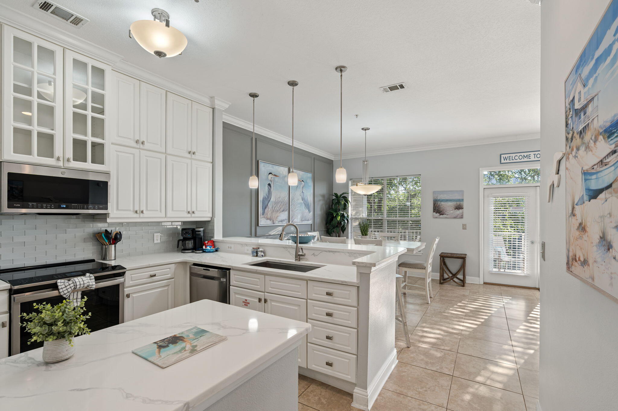Beautifully renovated and fully furnished 3-bedroom, 2-bath corner condo in the heart of Downtown Fort Walton Beach. Located on the 3rd floor of the Brooks Street Condominiums, this spacious 1,502 sq ft unit offers modern upgrades, abundant natural light, and stunning privacy as a corner residence. Inside, you'll find a completely updated interior with all-new appliances, a brand-new water heater, and stylish finishes throughout. The primary suite features his-and-hers sinks and closets, providing exceptional comfort and convenience. Every room is thoughtfully furnished, making this condo truly move-in ready. Enjoy walkability to The Landing, waterfront dining, shopping, and everything downtown has to offer. A rare opportunity to own a fully renovated, turnkey condo in one of Fort Walton Beach's most desirable locations.