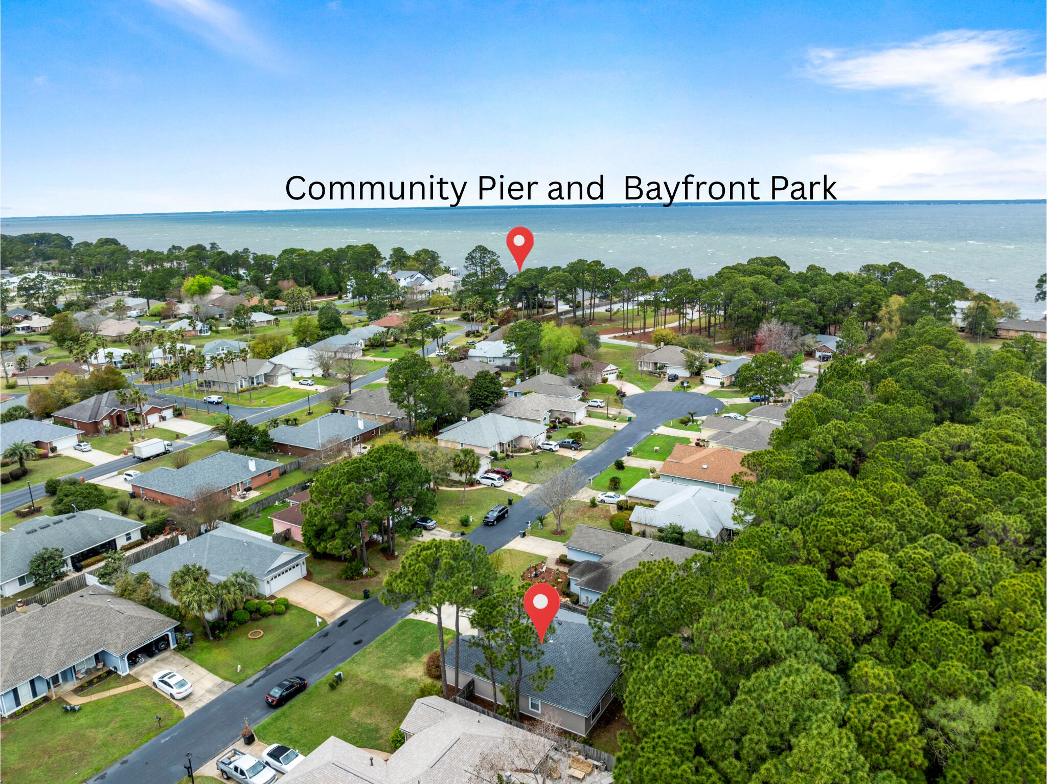 40 Antilles Cove is an updated 3-bedroom, 2-bathroom, 1,675-square-foot single-story home in the Bayside community of Miramar Beach, FL 32550,  - currently the lowest-priced 2-car garage home in Bayside. Fully renovated , this move-in-ready home features a primary suite, renovated kitchen with island, vaulted ceilings, a gas fireplace, skylights, and a screened porch, all set on a 6,098-sqft lot with a private backyard perfect for morning coffee or entertaining.

Bayside residents enjoy a community pool, tennis and pickleball courts, a playground, and a fishing/boat dock, with no short-term rentals allowed, offering a peaceful, established atmosphere close to everything on the Emerald Coast. Zoned for Van R. Butler Elementary, rated A-, plus Emerald Coast Middle and South Walton High.

Location: 1.1 miles to the sugar-white sands of Miramar Beach, 0.5 miles to Winn-Dixie, 0.7 miles to Silver Sands Premium Outlets, 2 miles to Sandestin Golf & Beach Resort, and 2.5 miles to Grand Boulevard Town Center for dining, shopping, and Publix.

Whether you're searching for a Miramar Beach primary residence, a Florida retirement home, or a second home near the beach, this single-level, updated property offers exceptional value in one of the area's most desirable neighborhoods.