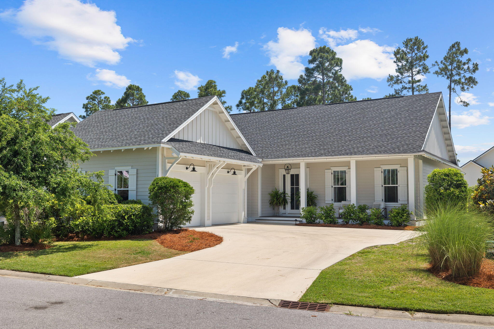 Welcome to this stunning single-family home located at 158 Trailhead Dr, Inlet Beach, FL. This exquisite property offers 2,527 square feet of living space, featuring 4 bedrooms and 3.5 bathrooms spread across a well-contemplated home layout. Upon entering, you'll be greeted by a spacious and bright living area, perfect for entertaining guests or enjoying quiet evenings at home. The open floor plan seamlessly connects the living room to the dining area and kitchen, creating a comfortable and elegant flow throughout the main level. The kitchen is a chef's dream, boasting modern appliances, ample counter space, and an island for casual dining. The primary bedroom is a relaxing retreat, complete with an en-suite bathroom featuring luxurious amenities.