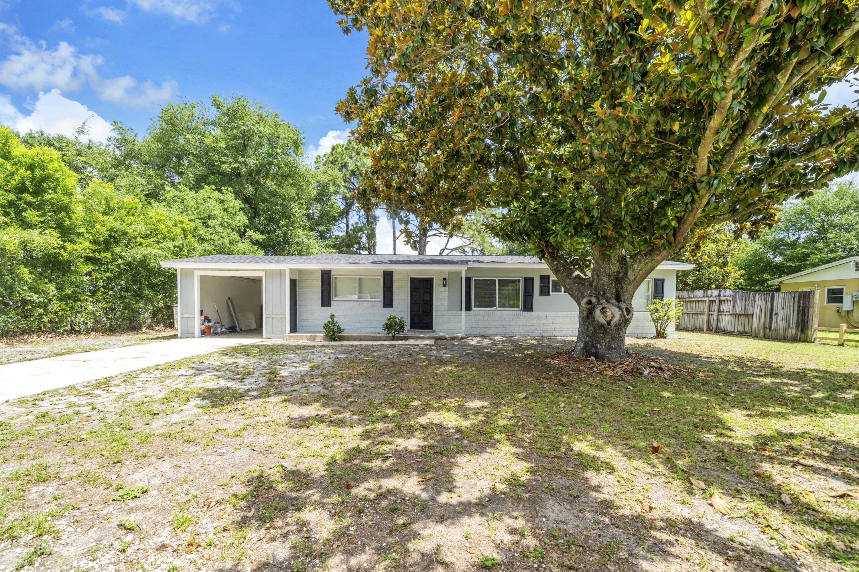 Completely renovated and move-in ready, this beautifully updated 4-bedroom, 2-bath home has been thoughtfully upgraded from top to bottom, offering peace of mind and modern comfort. Major improvements include a new roof, updated electrical wiring, new water heater, Dimmable lights that can be adjusted. making this home a rare, turnkey opportunity. Inside, you'll find new flooring throughout, fresh interior paint, and stylish updates that create a clean, modern feel. The functional layout offers comfortable living spaces, while the extensive renovations mean there's little left to do but move in and enjoy. Conveniently located near shopping, dining, schools, Hurlburt Field, and the beautiful Emerald Coast beaches, this home is perfect for homeowners or investors looking for a fully updated property. Don't miss your chance to own a home where all the hard work has already been done.