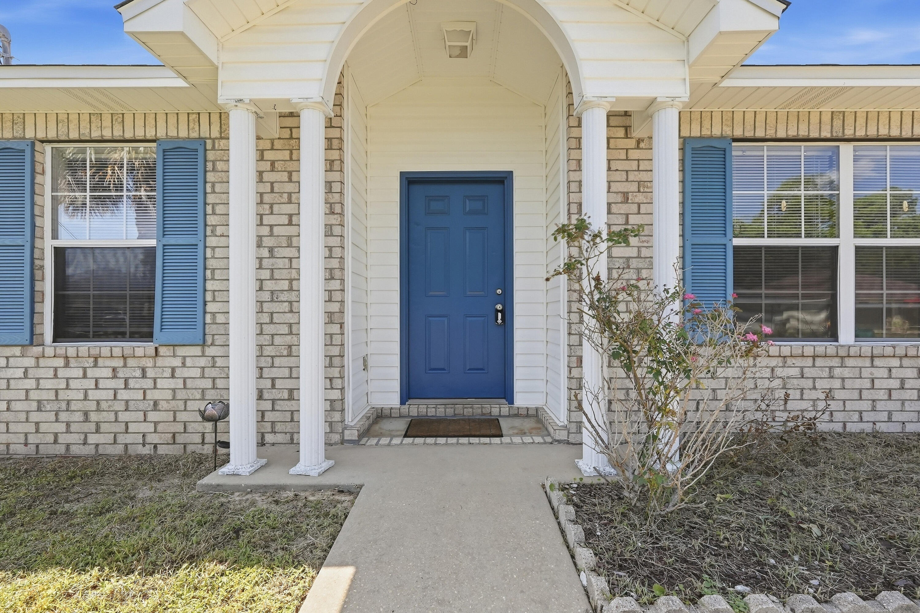 Unbeatable location and well kept home now available for a new owner! Situated just 3.5 miles west of Hurlburt Field, this home is just a short drive to the military base, as well as the abundant shopping and beautiful beaches in both Navarre, Florida and Fort Walton Beach! Offering a split floor plan, indoor laundry, private fenced in back yard, and a welcoming neighborhood with no HOA, this home has so much to offer. With a new roof in 2021, updated flooring, new fridge, new gas water heater installed in 2022, and more- peace of mind welcomes you home. Make an appointment to see this lovely home in person today!